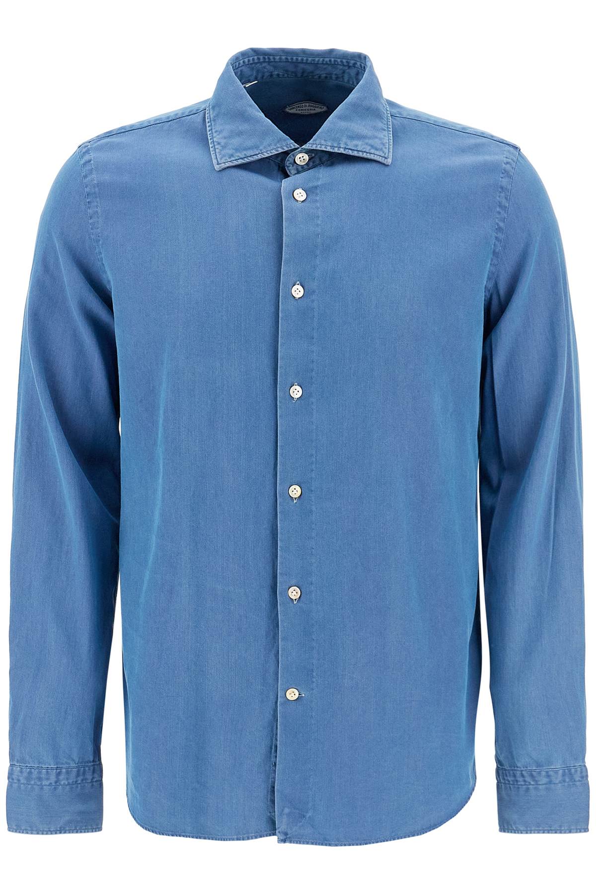 Vincenzo Di Ruggiero Denim Effect Cotton Twill Shirt image 0