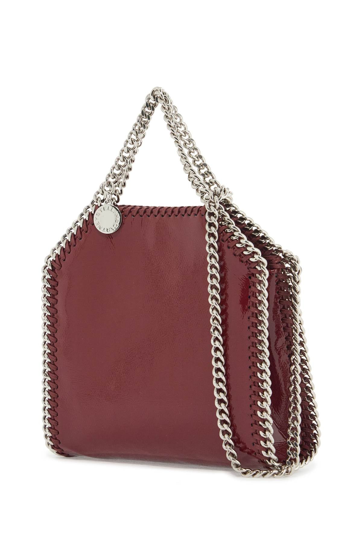 Stella McCartney Micro Falabella Tote Bag in Vegan Patent Leather image 2