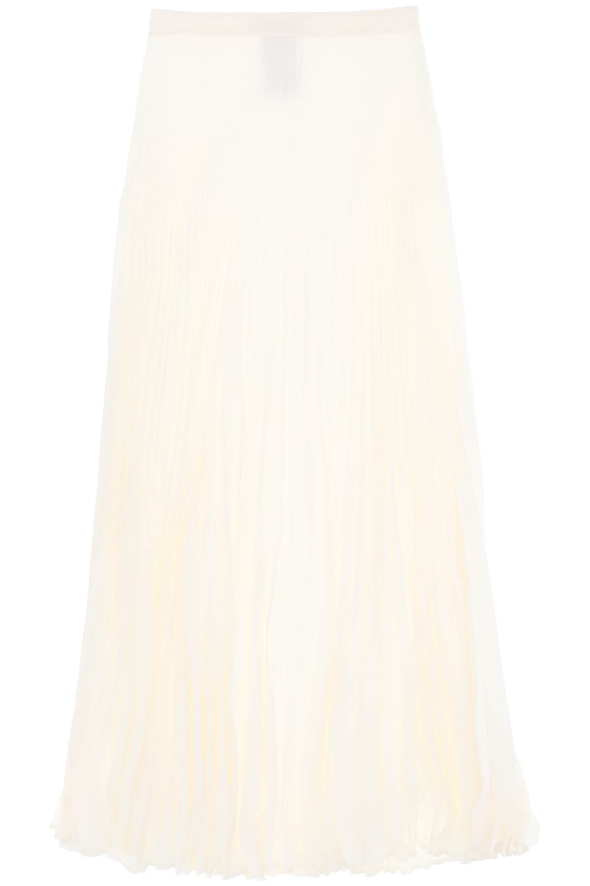 Valentino Garavani Toile Iconographe Pleated Silk Skirt image 0