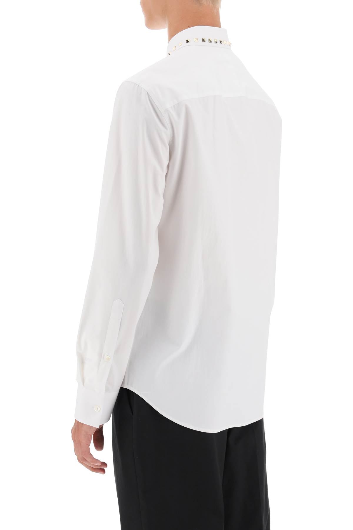 Valentino Garavani Rockstud Untitled Cotton Poplin Shirt image 2