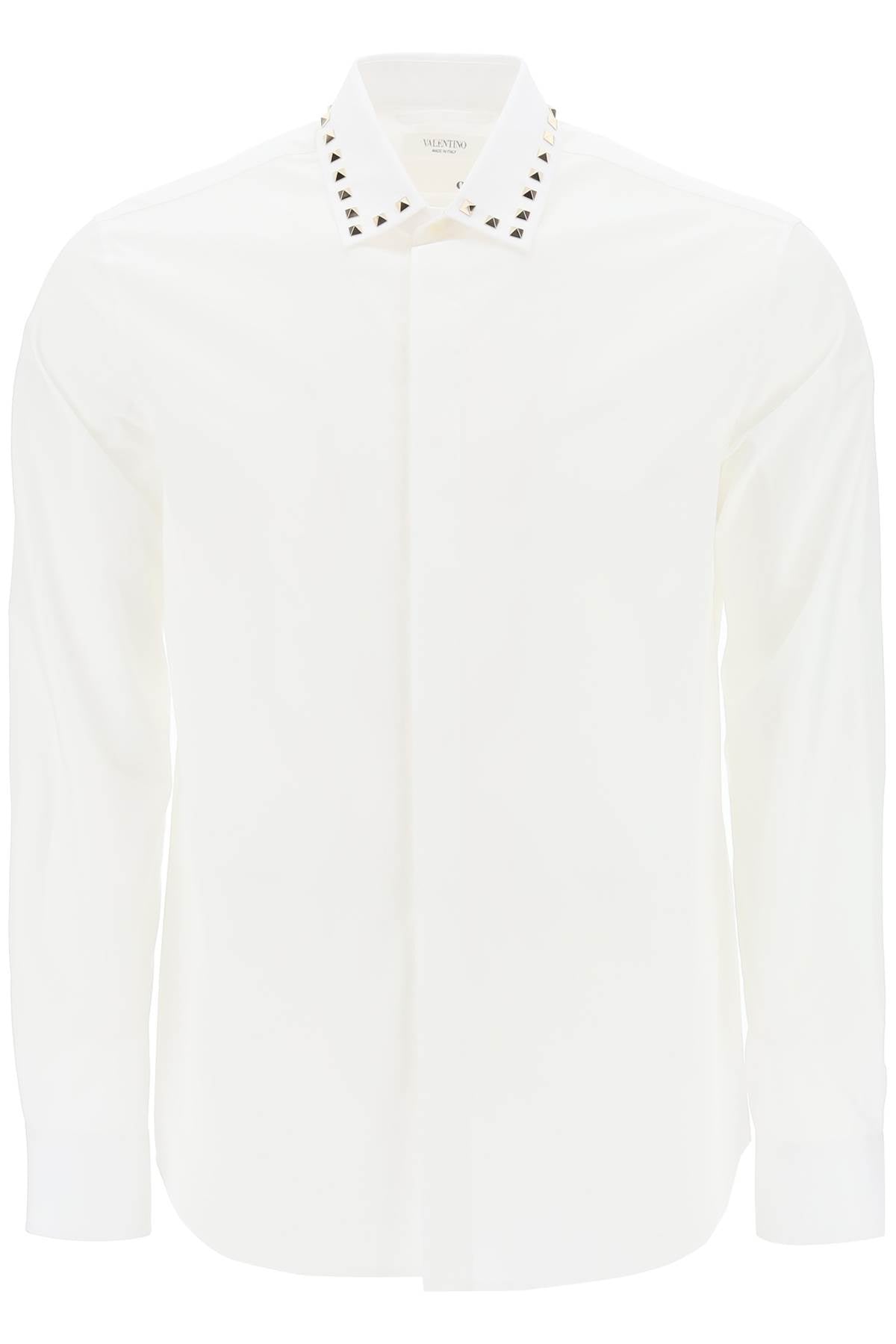 Valentino Garavani Rockstud Untitled Cotton Poplin Shirt image 0