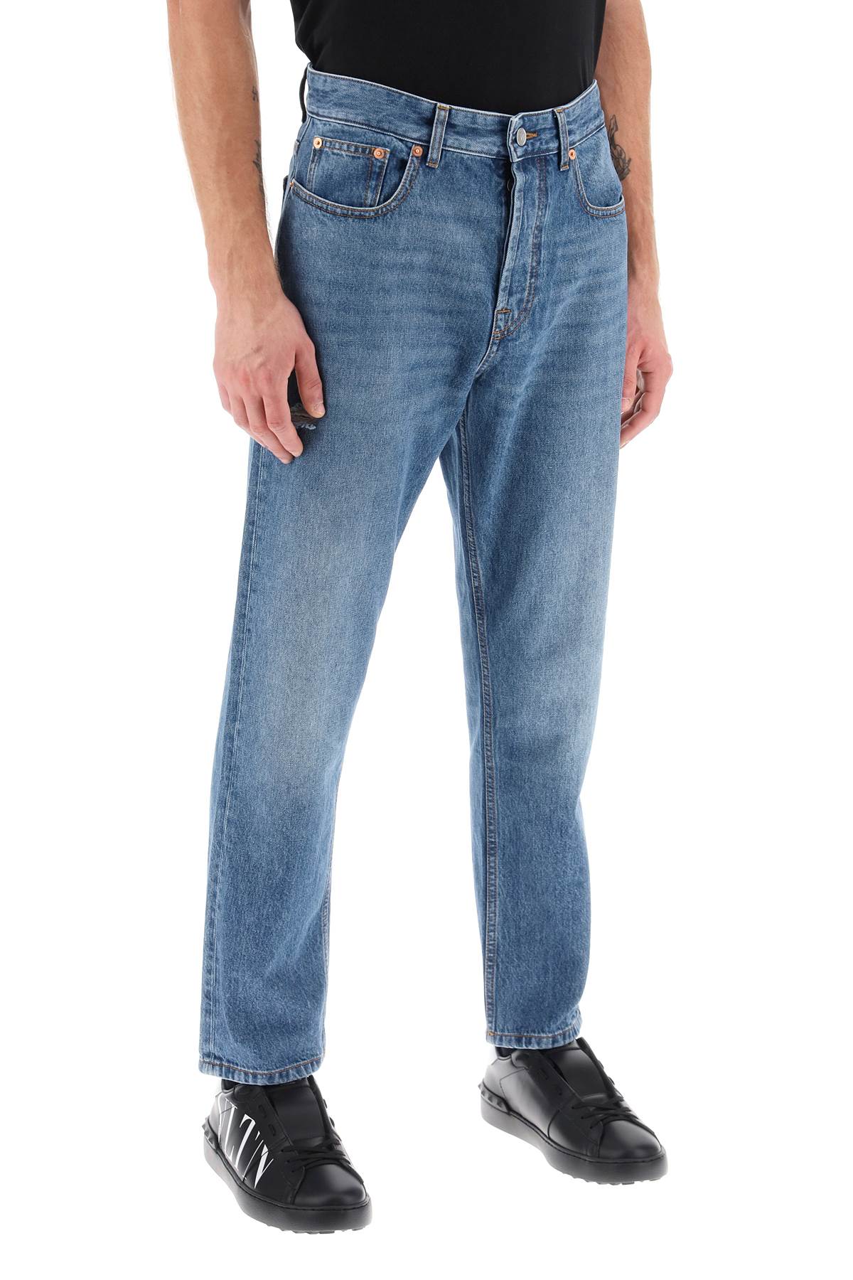 Valentino GARAVANI tapered jeans with medium wash image 1