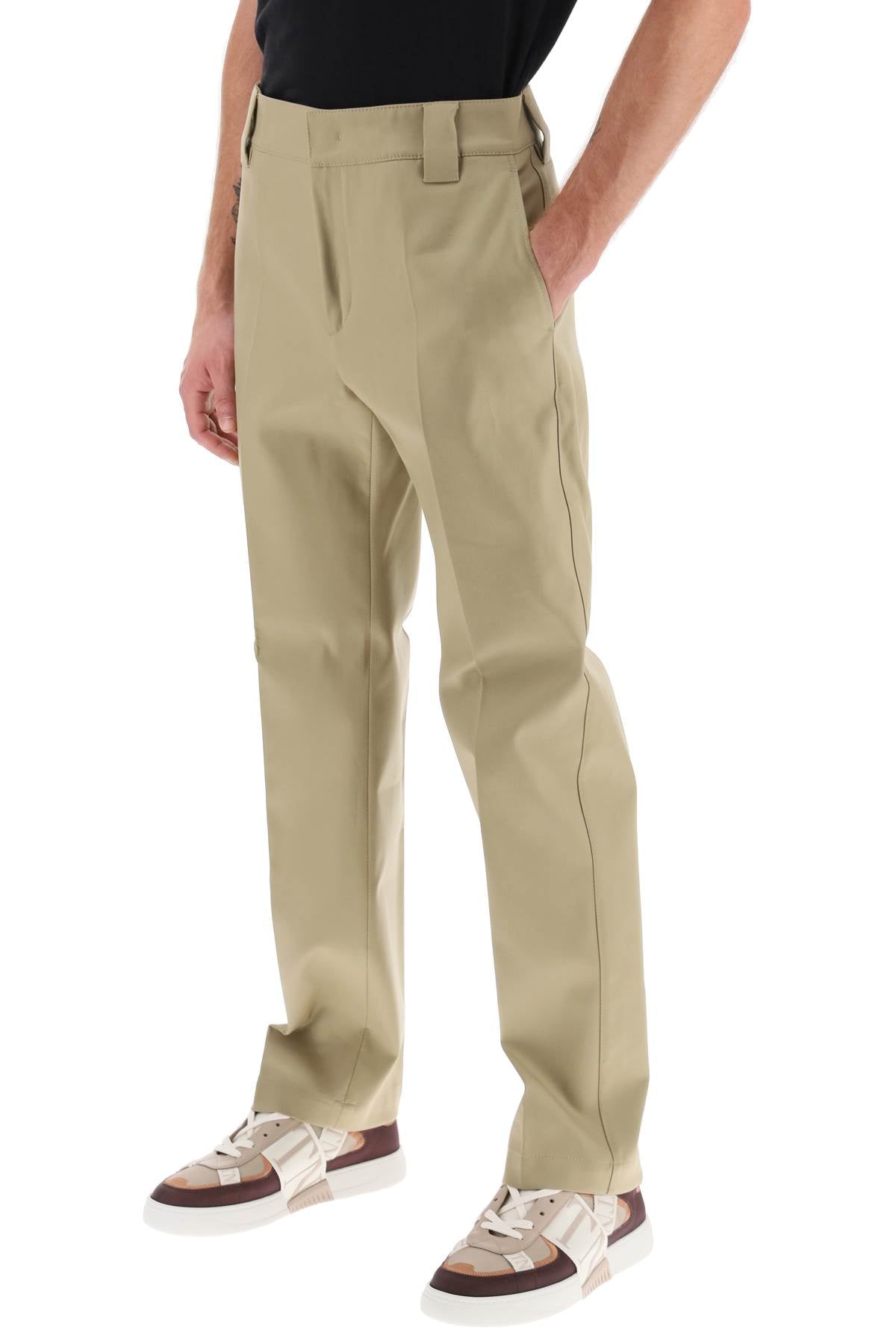 Valentino Garavani cotton chino pants image 3