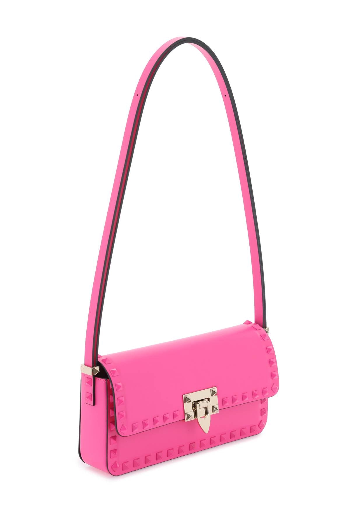 Valentino GARAVANI rockstud23 east-west leather shoulder bag image 2