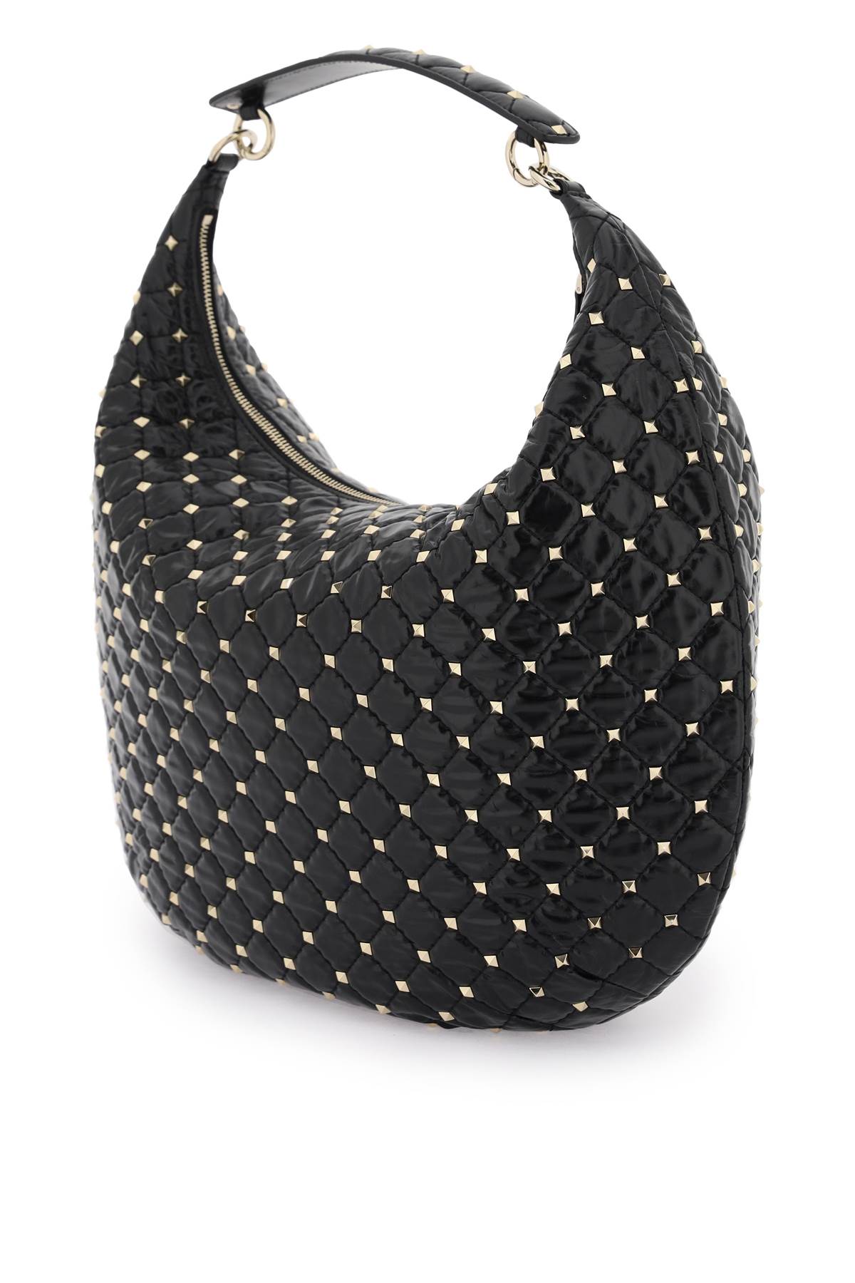 Valentino Garavani 'Rockstud Spike' Quilted Leather Hobo Bag image 1