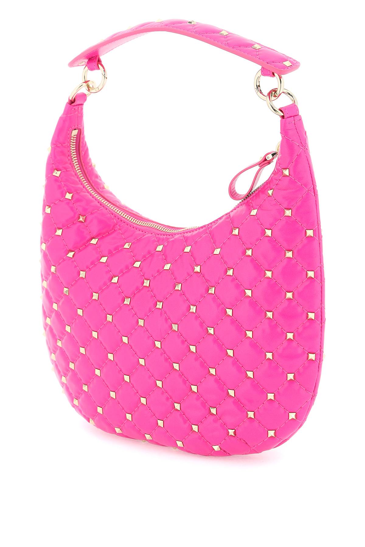 Valentino Garavani small leather 'rockstud spike' hobo bag image 1