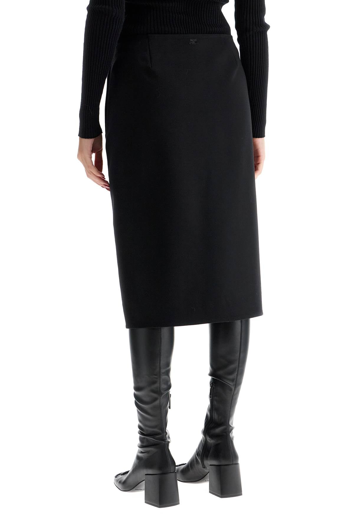 Courrèges Midi Skirt with Side Slit image 2