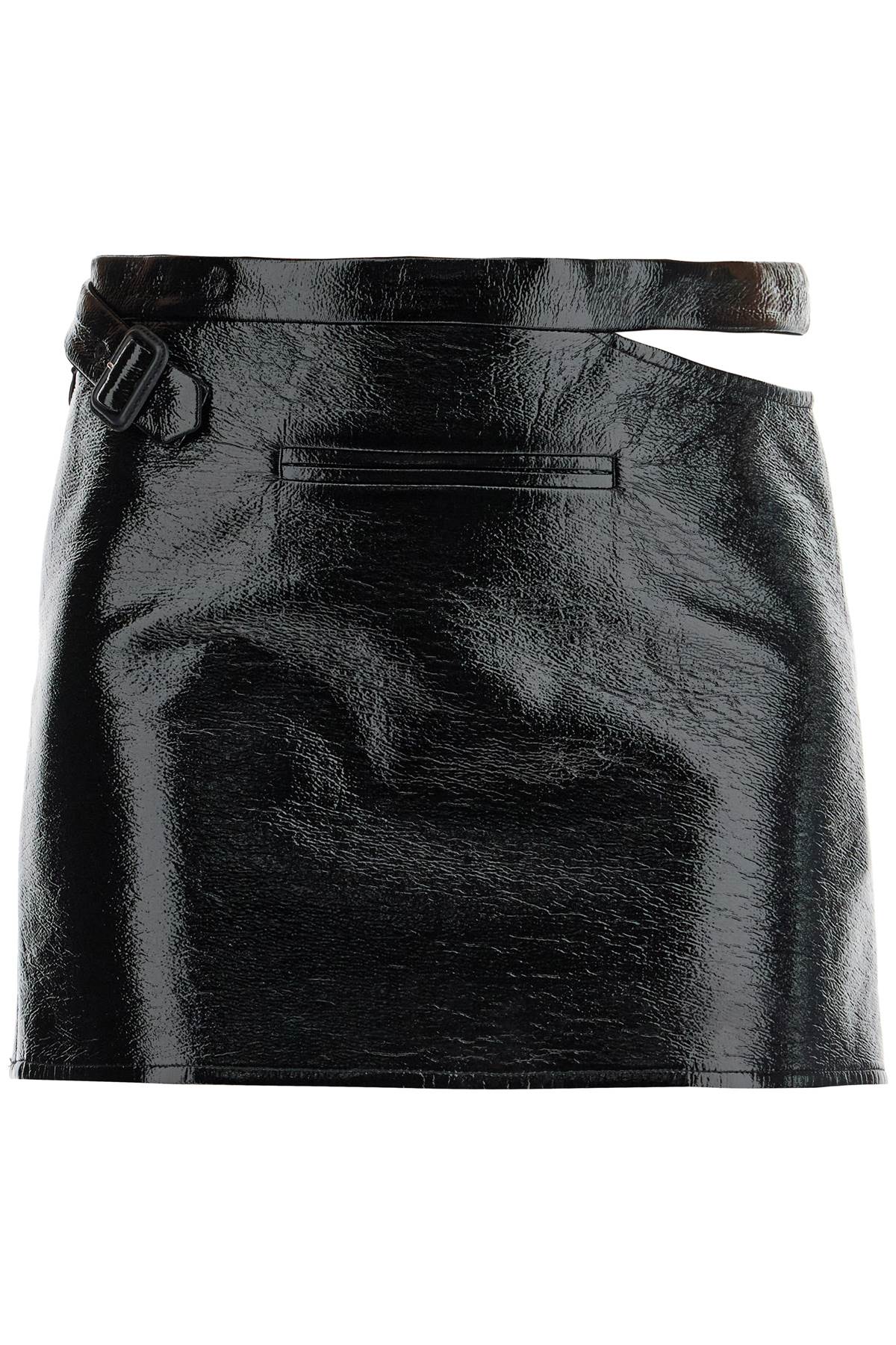 Courrèges Vinyl Mini Skirt with Cutout Detailing image 0