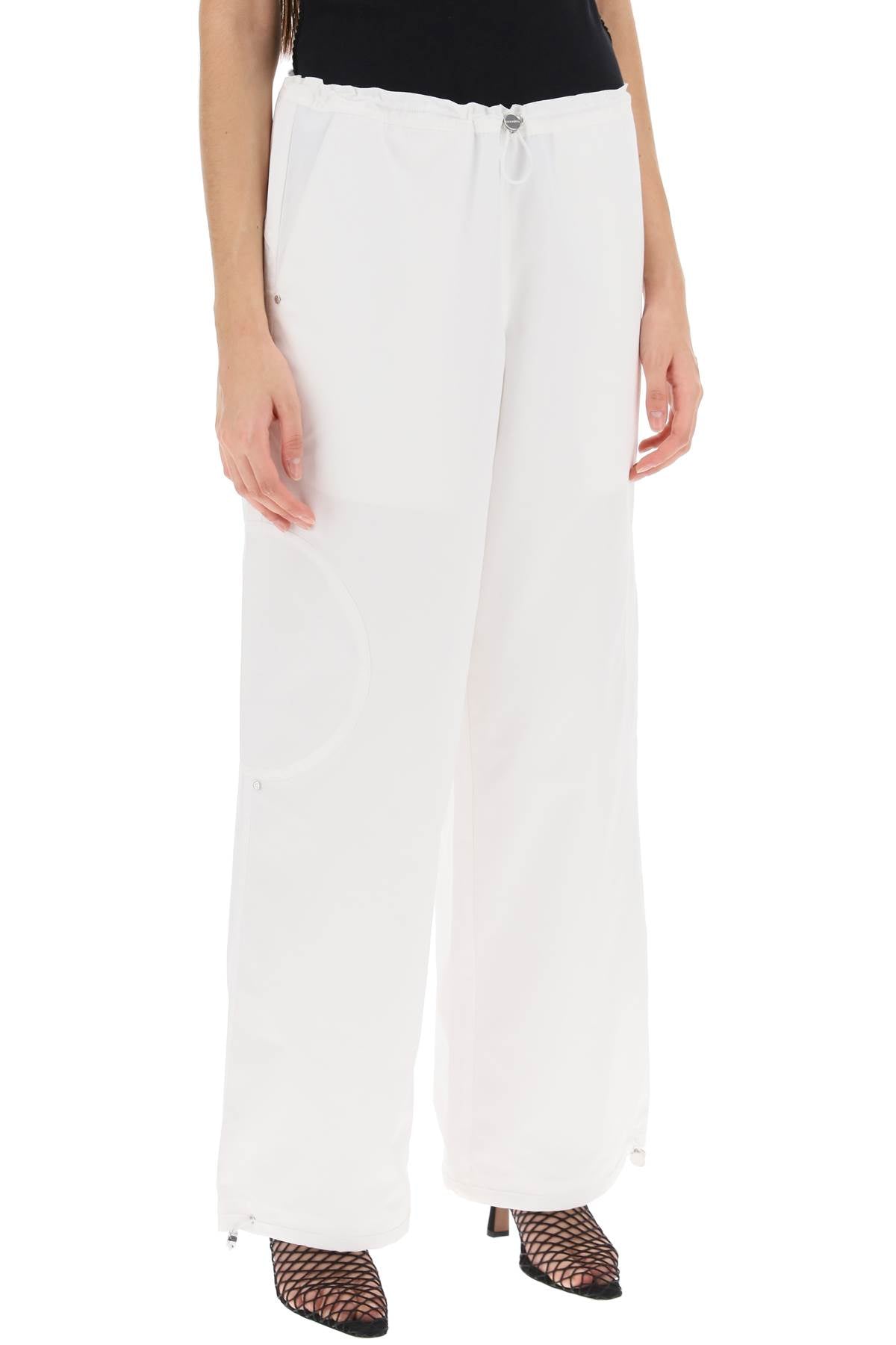 Saks Potts Lucky Wide Leg Techno Cotton Canvas Pants image 1