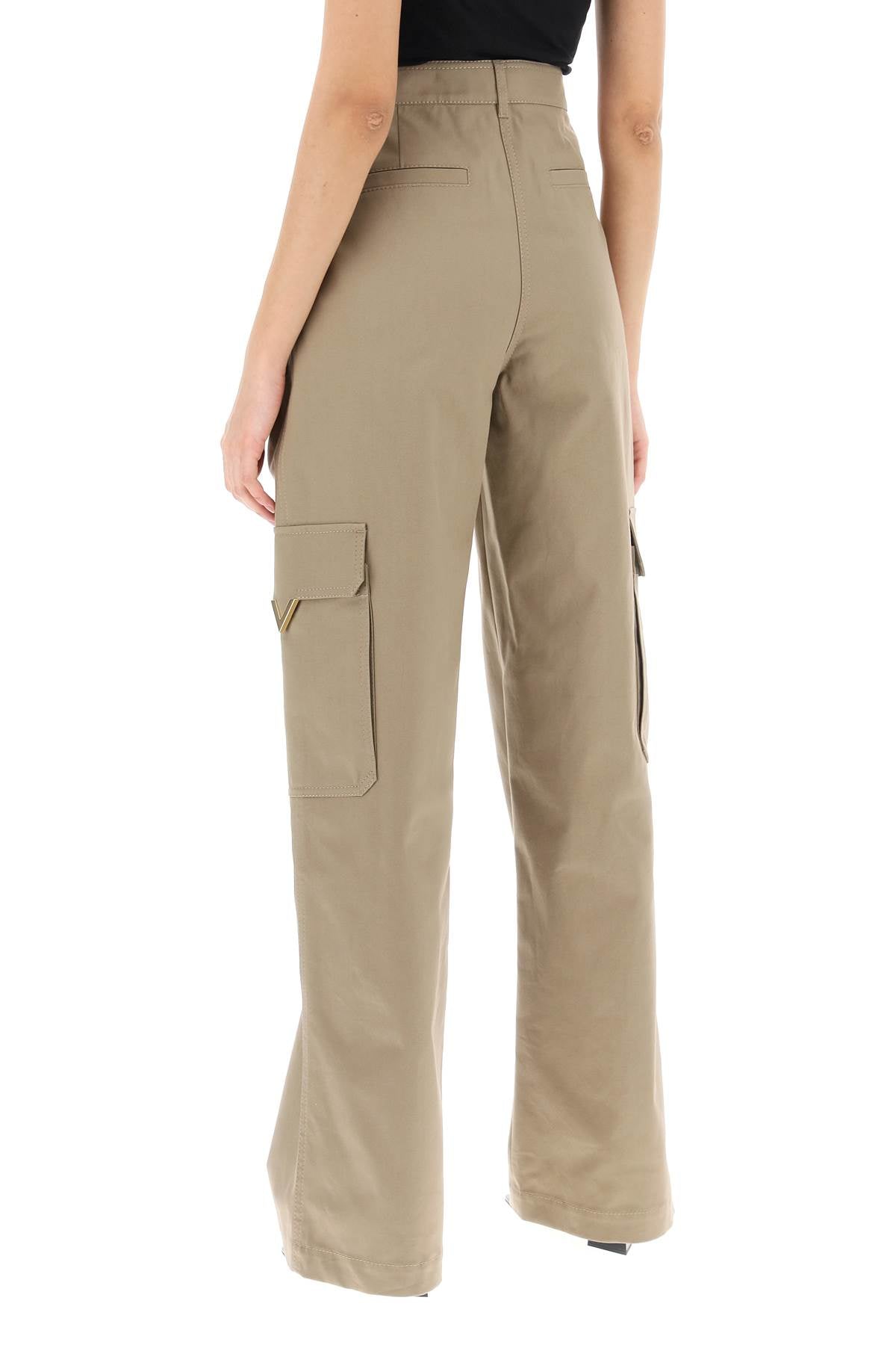 Valentino Garavani cotton cargo pants for men image 2