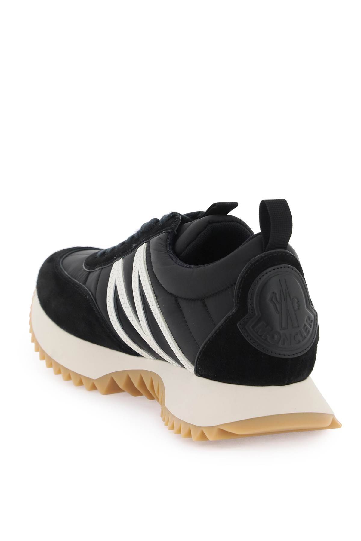 Moncler pacey sneakers in nylon and suede leather. image 2