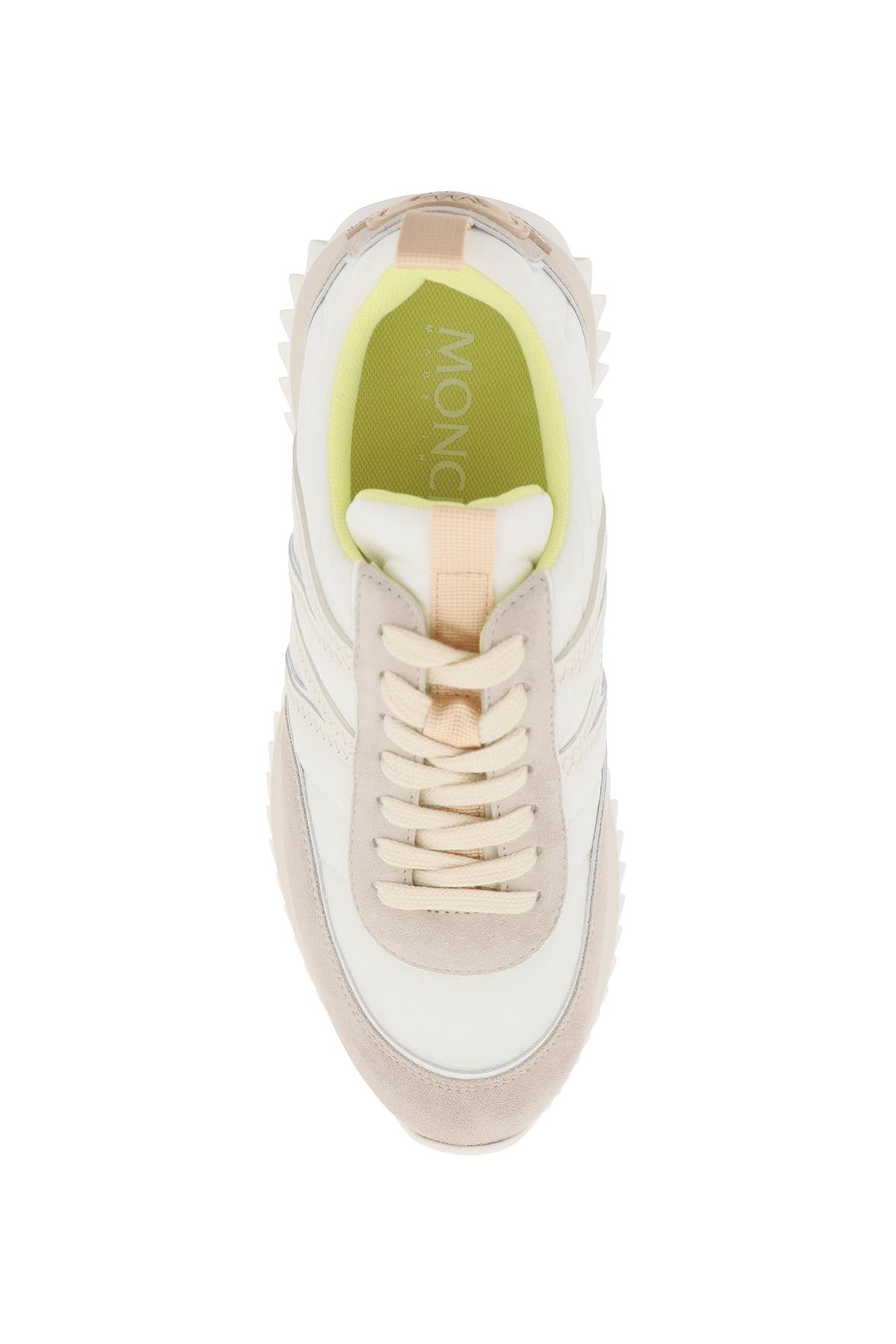 Moncler Pacey Quilted Nylon and Suede Sneakers image 1