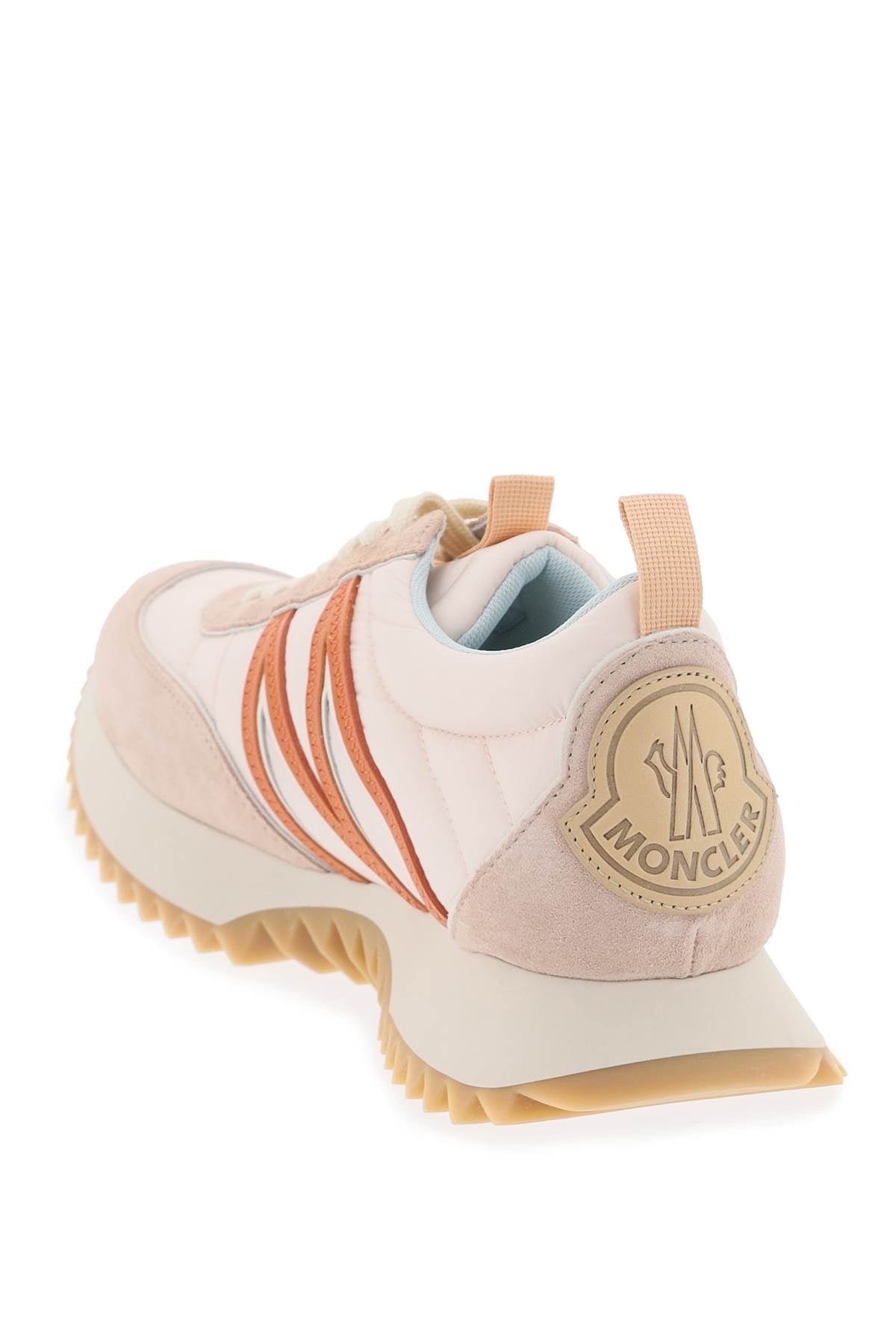 Moncler pacey sneakers in nylon and suede leather. image 2