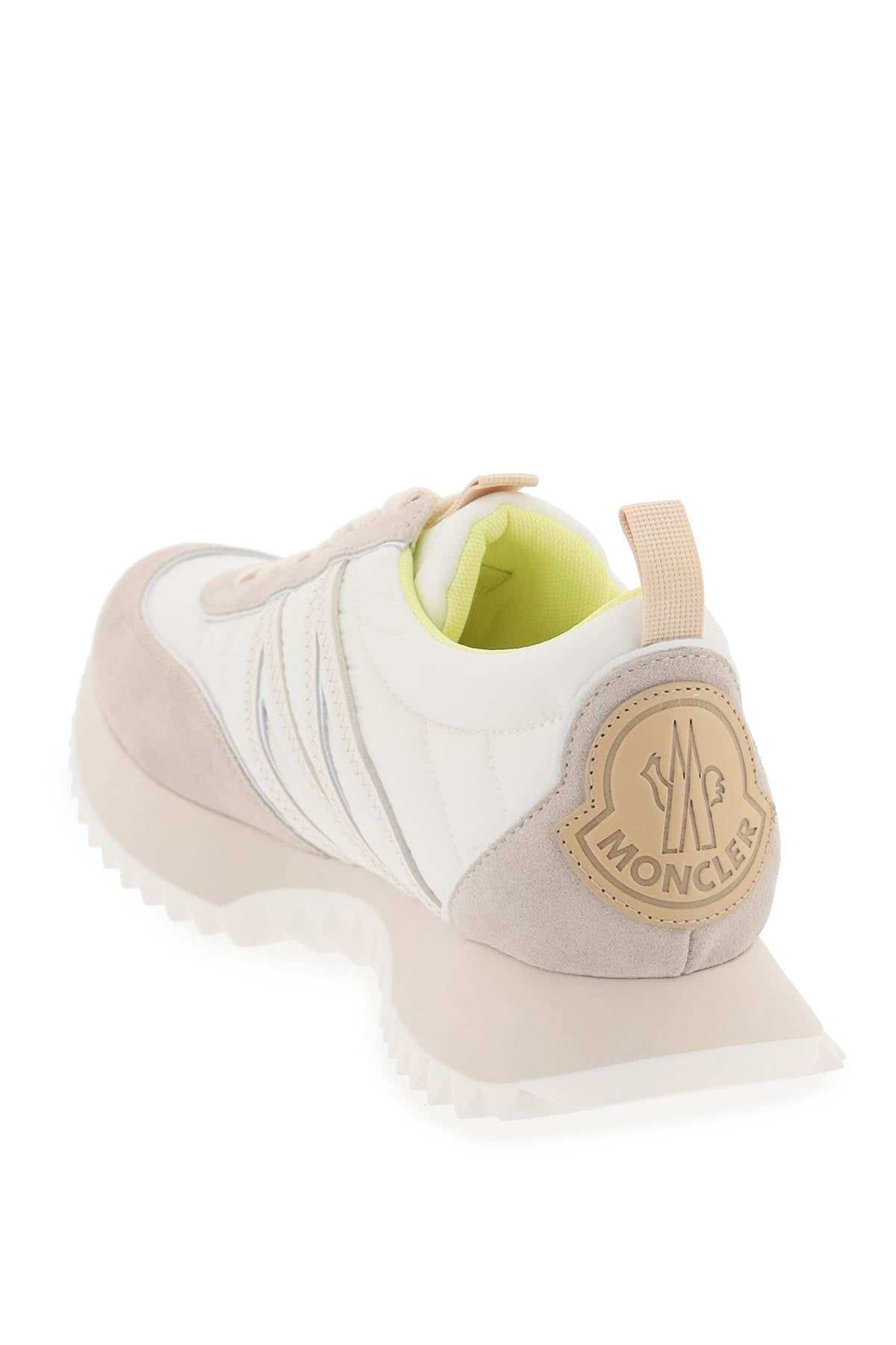 Moncler Pacey Quilted Nylon and Suede Sneakers image 2