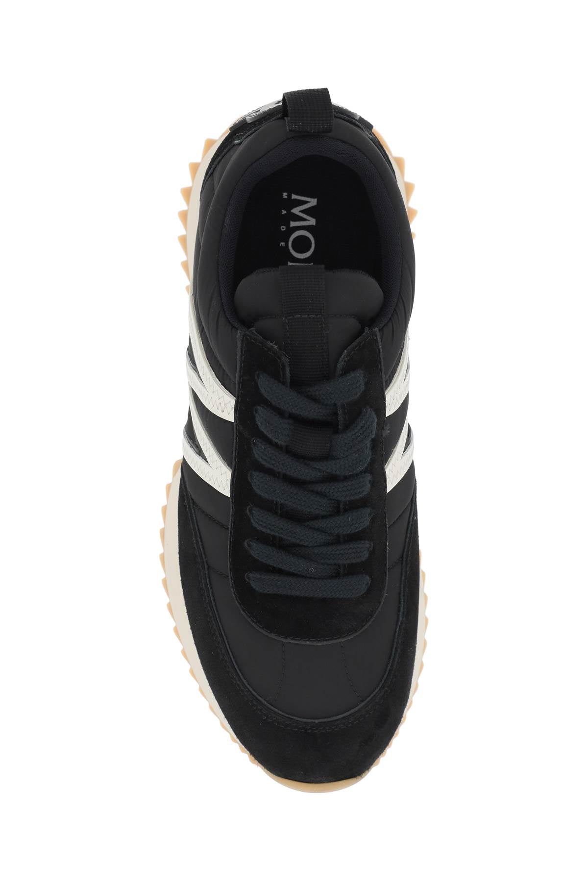 Moncler pacey sneakers in nylon and suede leather. image 1