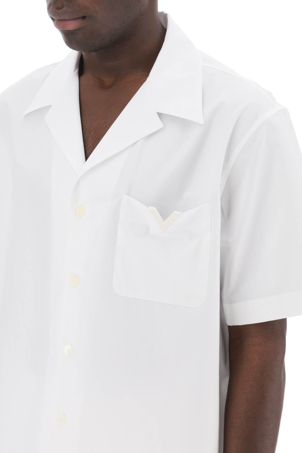 Valentino Garavani V Detail Bowling Shirt image 3