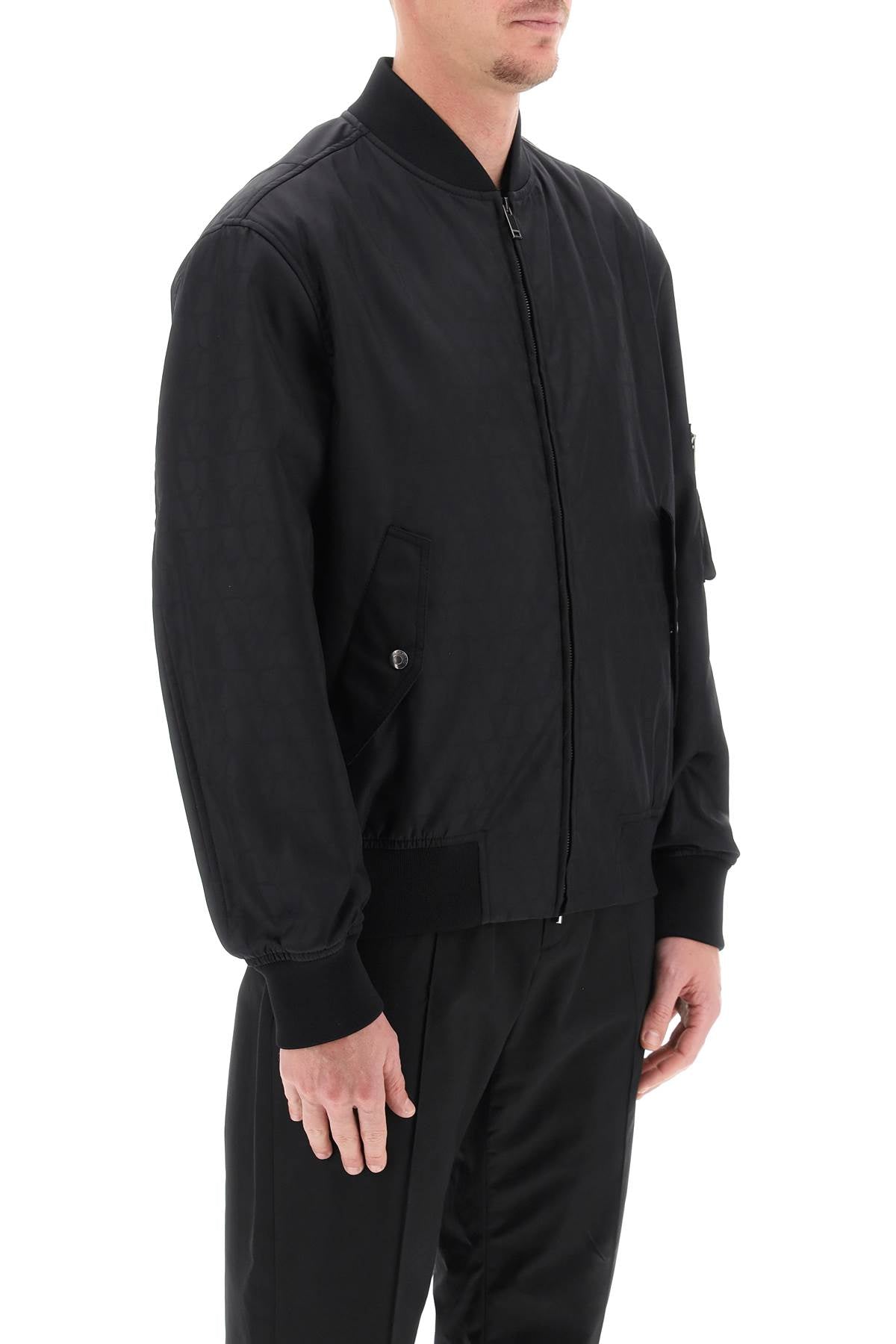 Valentino Garavani Toile Iconographe Light Bomber Jacket image 1