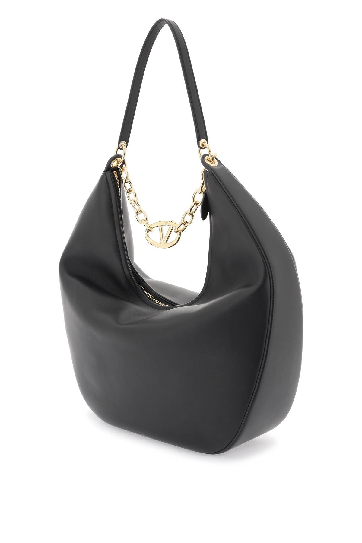 Valentino GARAVANI maxi vlogo moon hobo bag image 1