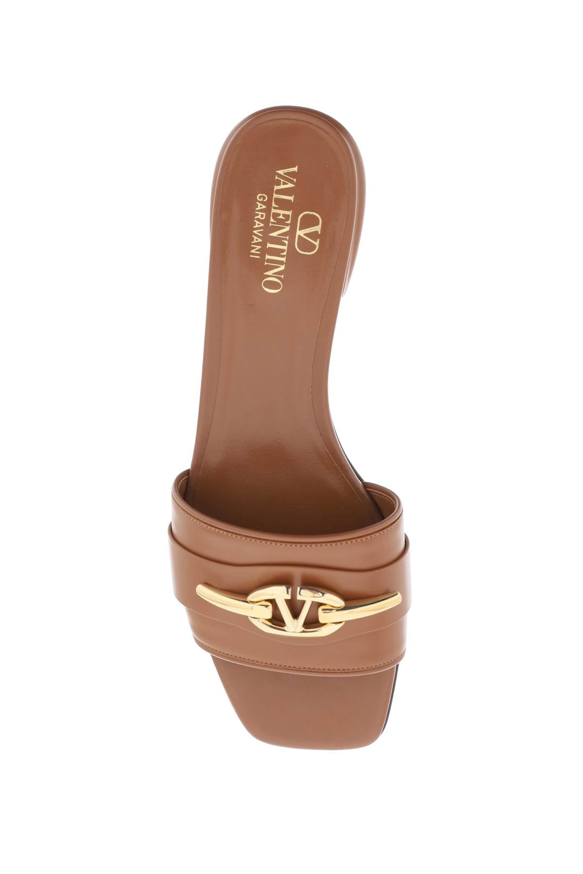 Valentino Garavani VLogo Leather Slides image 1