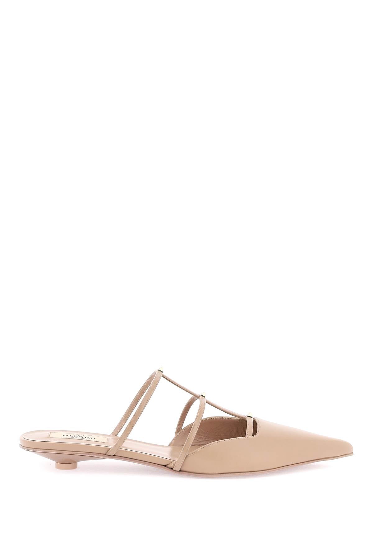 Valentino Garavani smooth leather rockstud wispy mules image 0