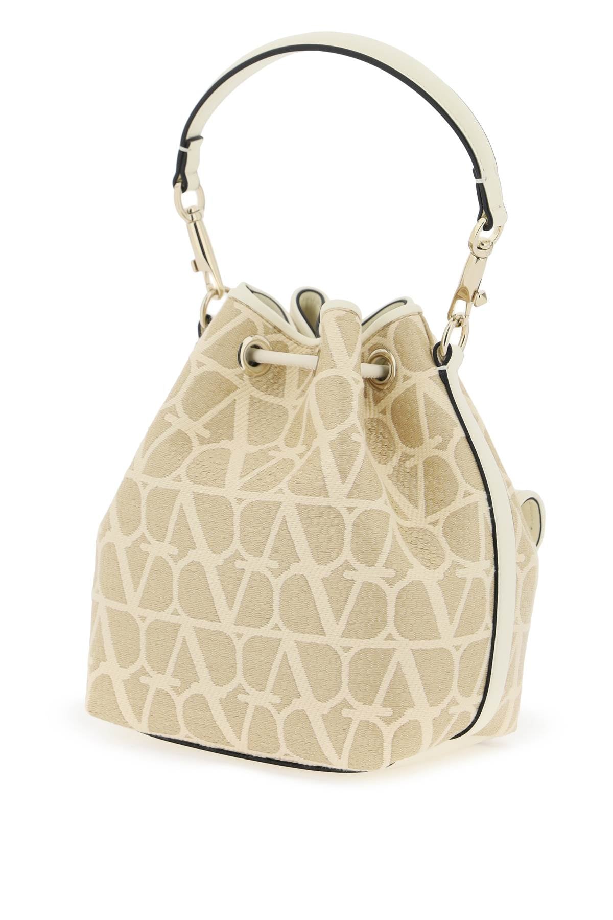 Valentino Garavani locò iconographer toile bucket bag image 1