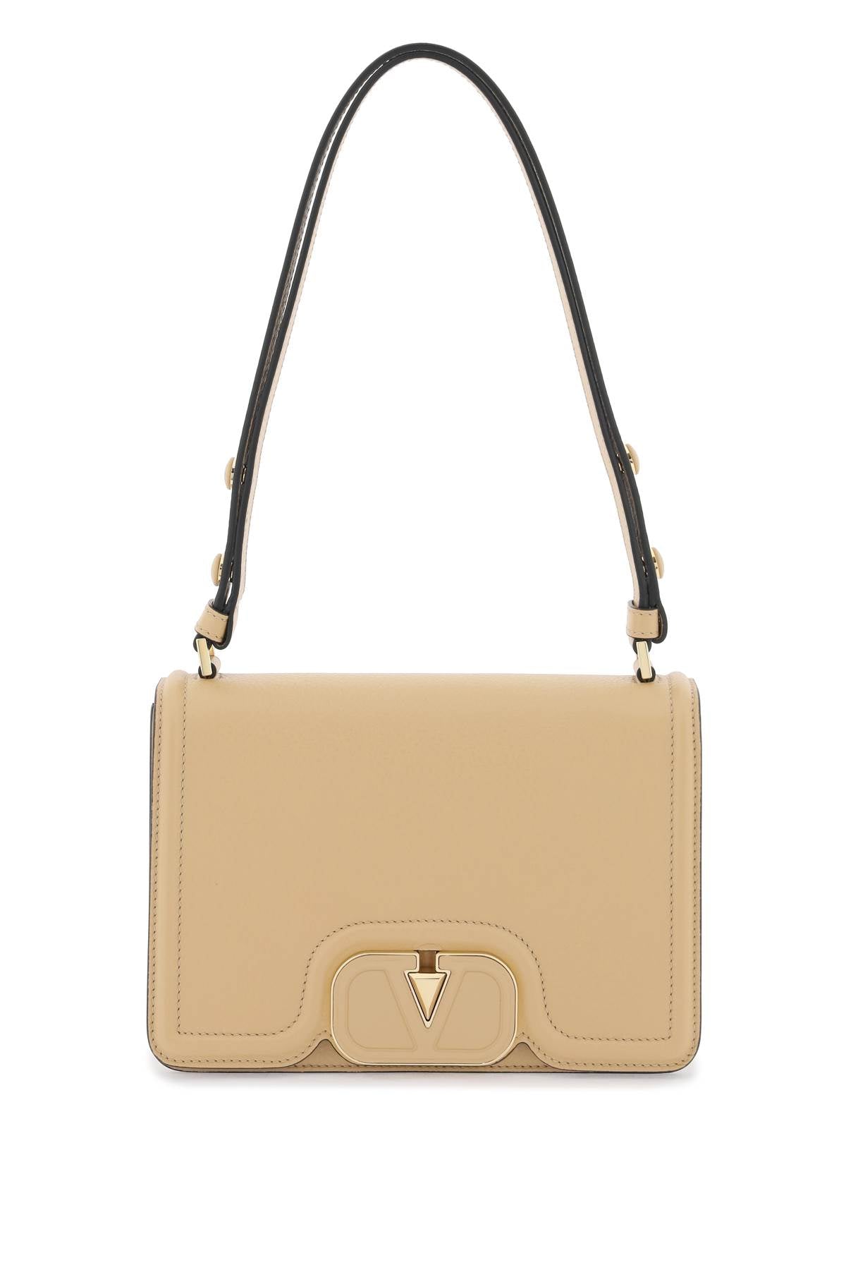 Valentino Garavani VLogo Hammered Leather Shoulder Bag image 0