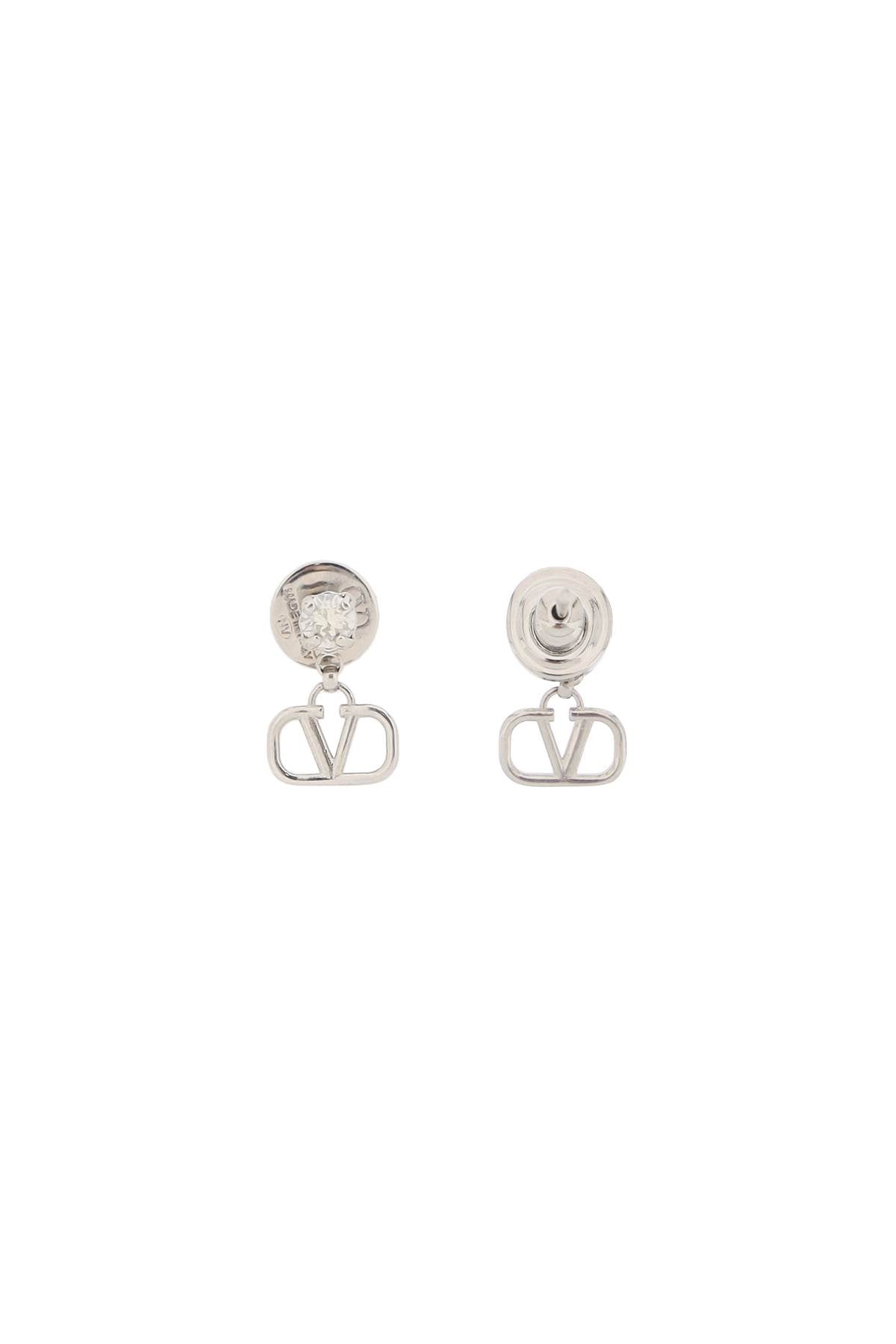 Valentino Garavani VLogo Signature Crystal Drop Earrings image 2