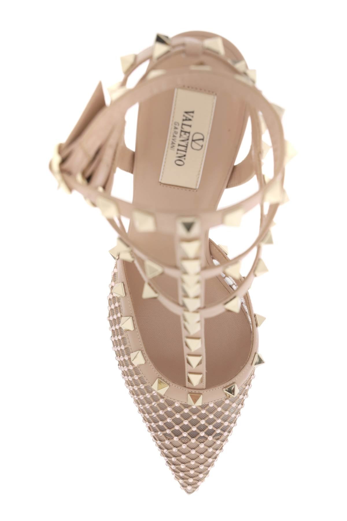 Valentino Garavani Rockstud Mesh Pumps with Crystals image 1