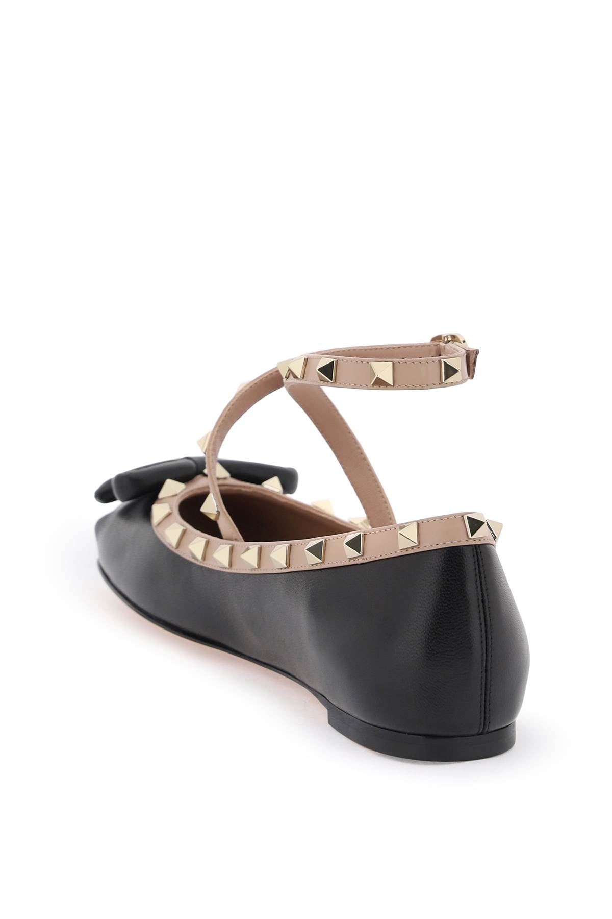 Valentino Garavani silk rockstud ballet flats image 2