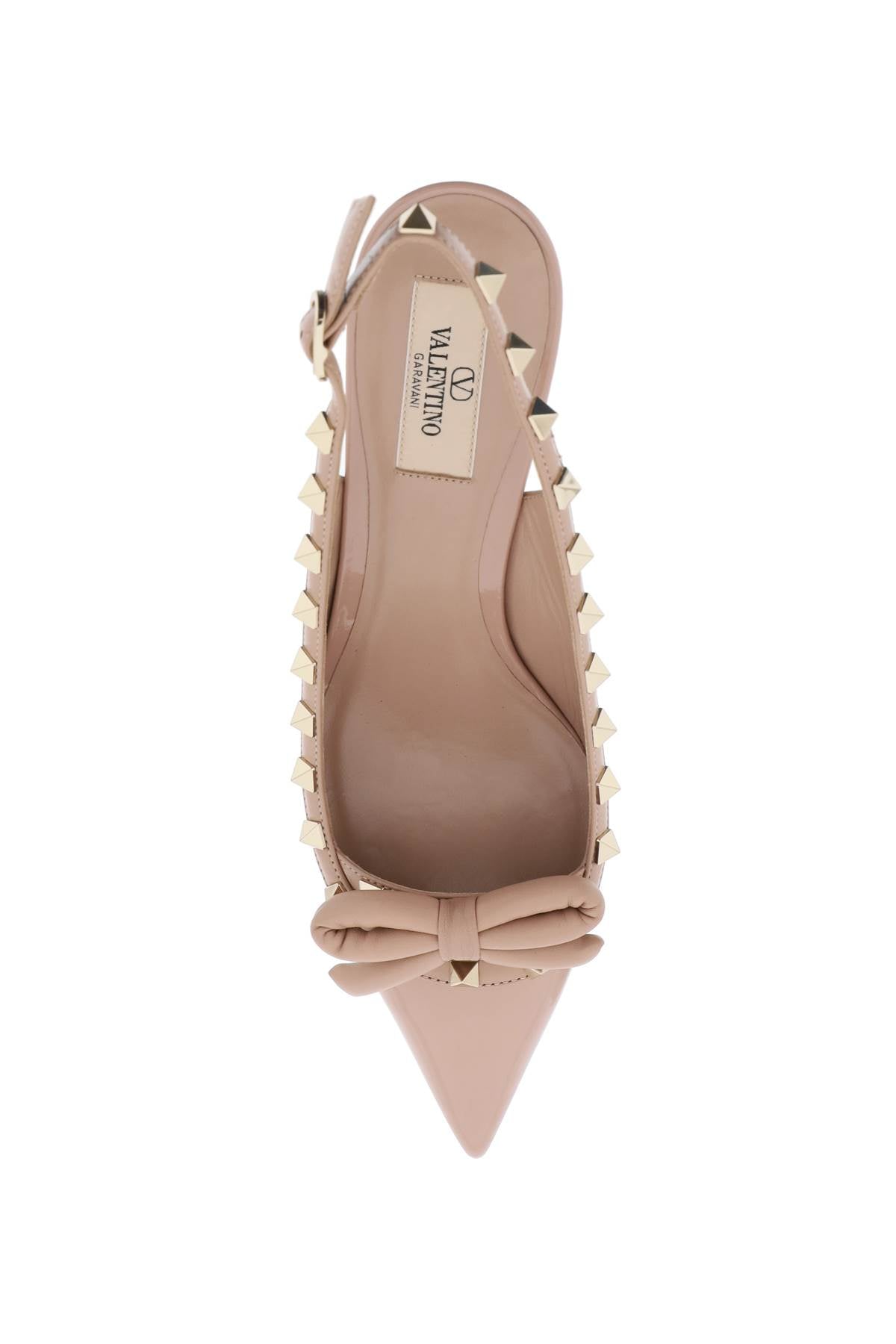 Valentino Garavani Rockstud Slingback Pumps in Patent Leather image 1