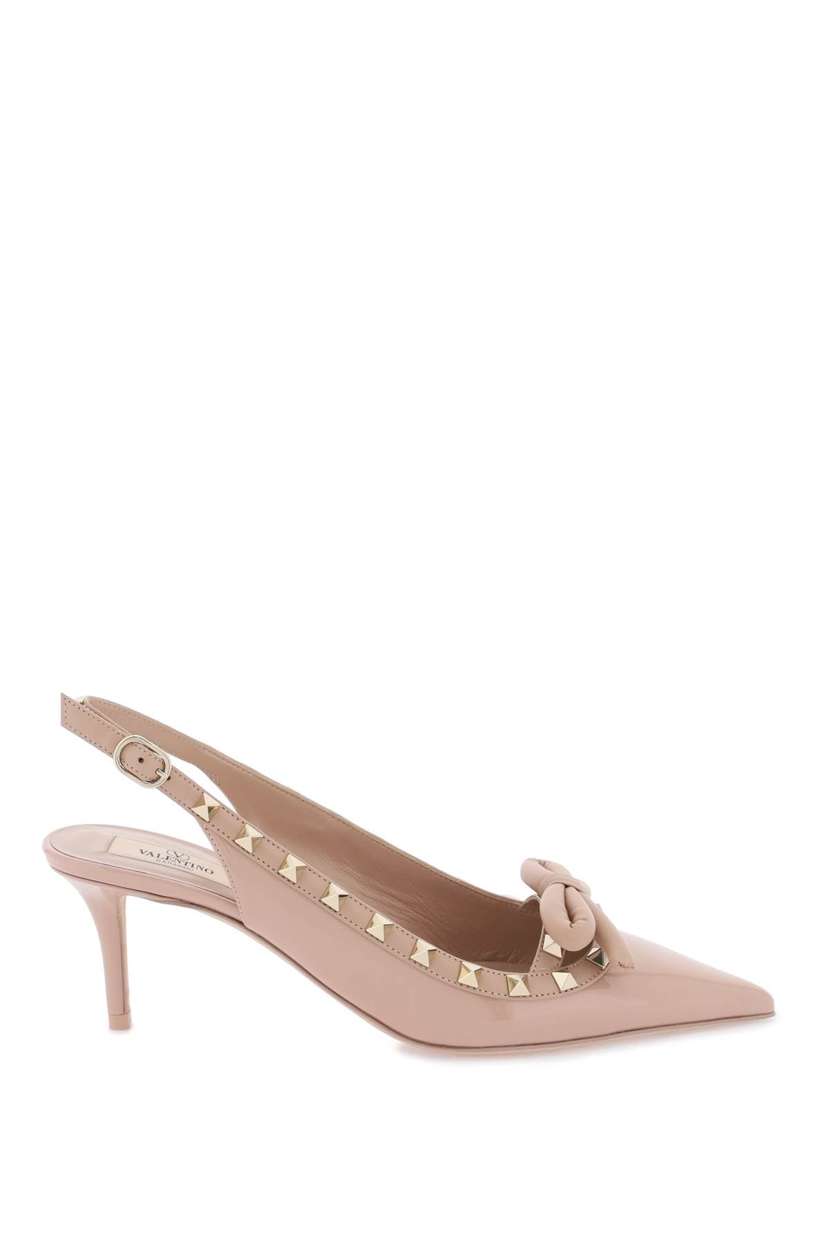 Valentino Garavani Rockstud Slingback Pumps in Patent Leather image 0