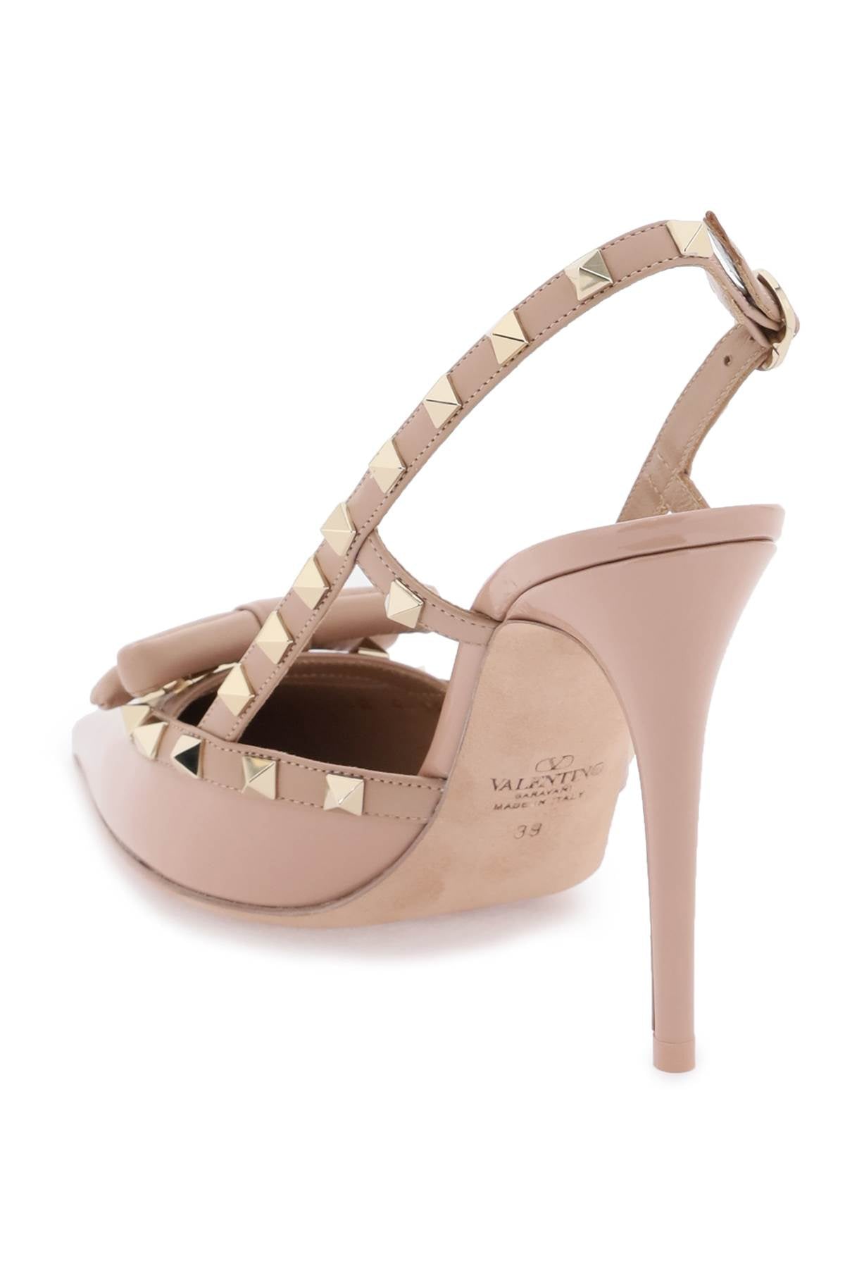 Valentino Garavani rockstud bow slingback pumps image 2