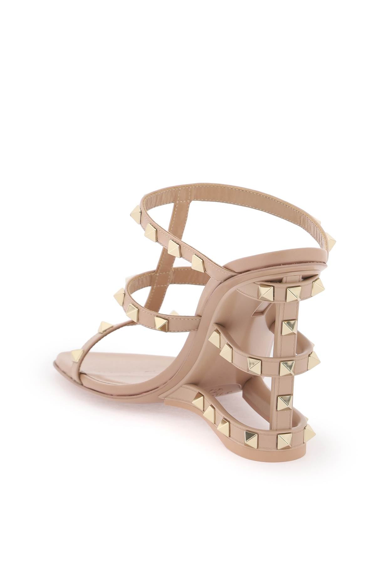 Valentino GARAVANI cut-out wedge mules with image 2