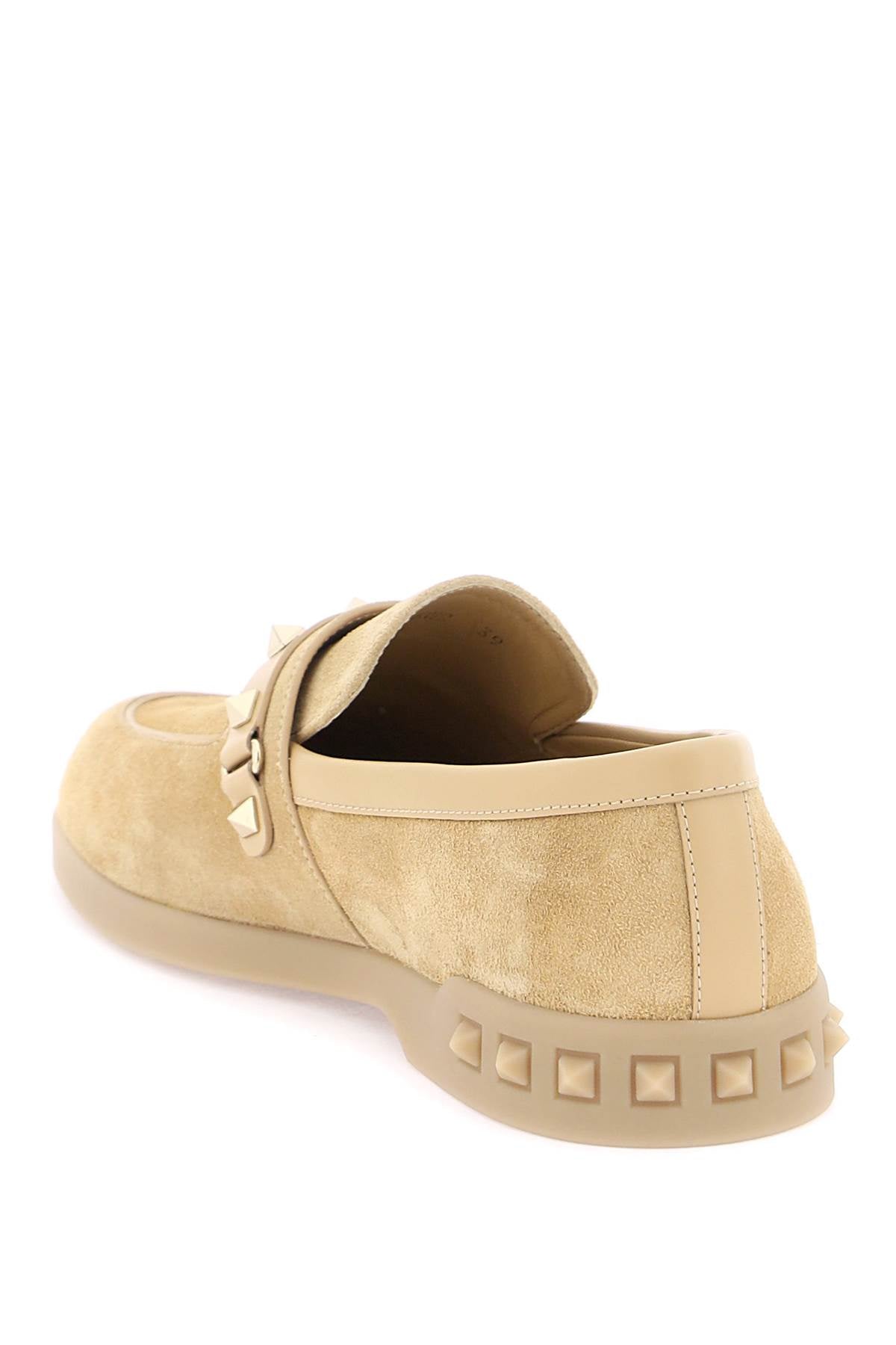 Valentino Garavani Leisure Flows Suede Moccasins image 2