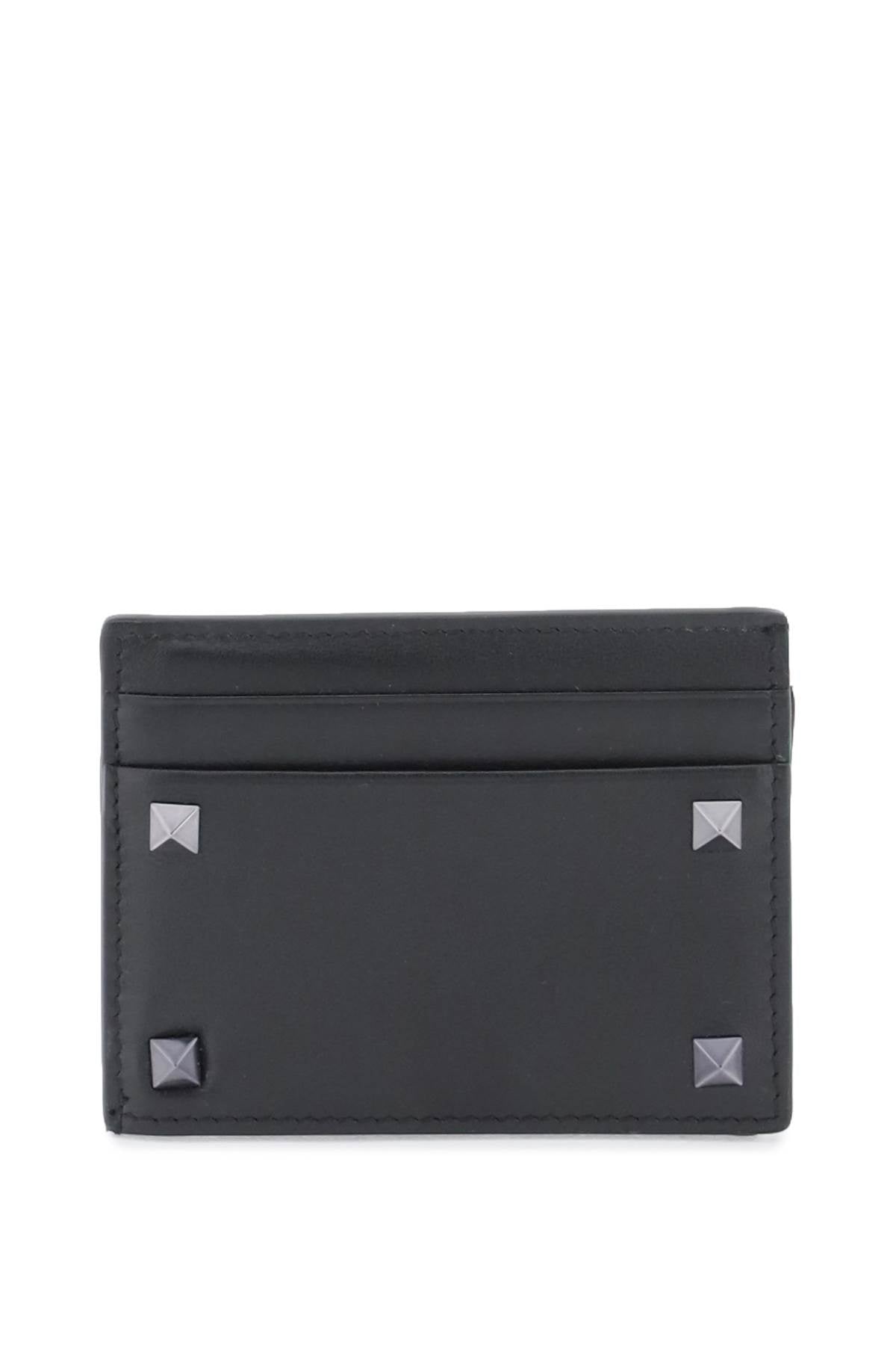 Valentino GARAVANI rockstud leather card holder image 0