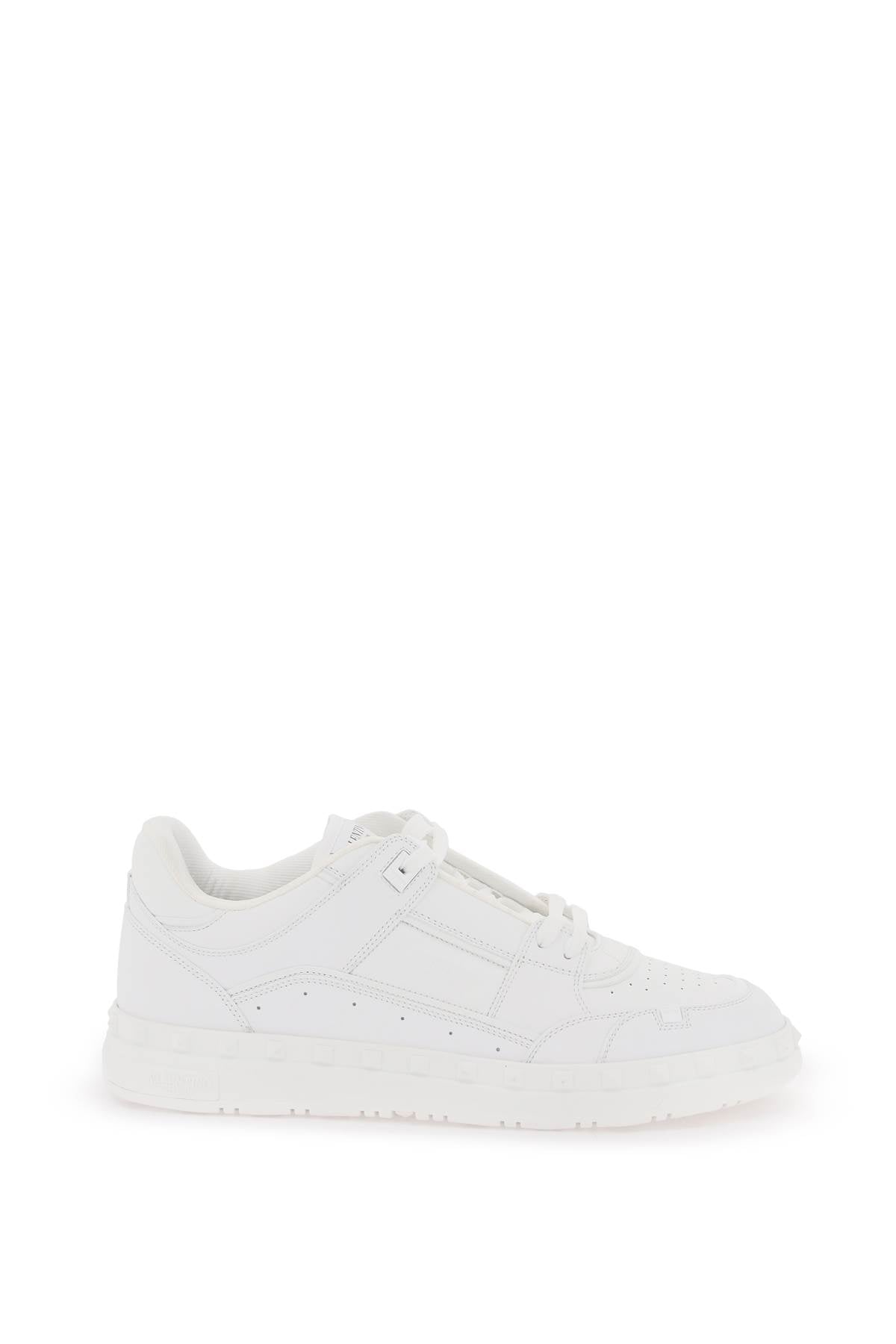 Valentino Garavani Freedots Low-Top Sneakers: Embossed Logo, Soft Leather image 0