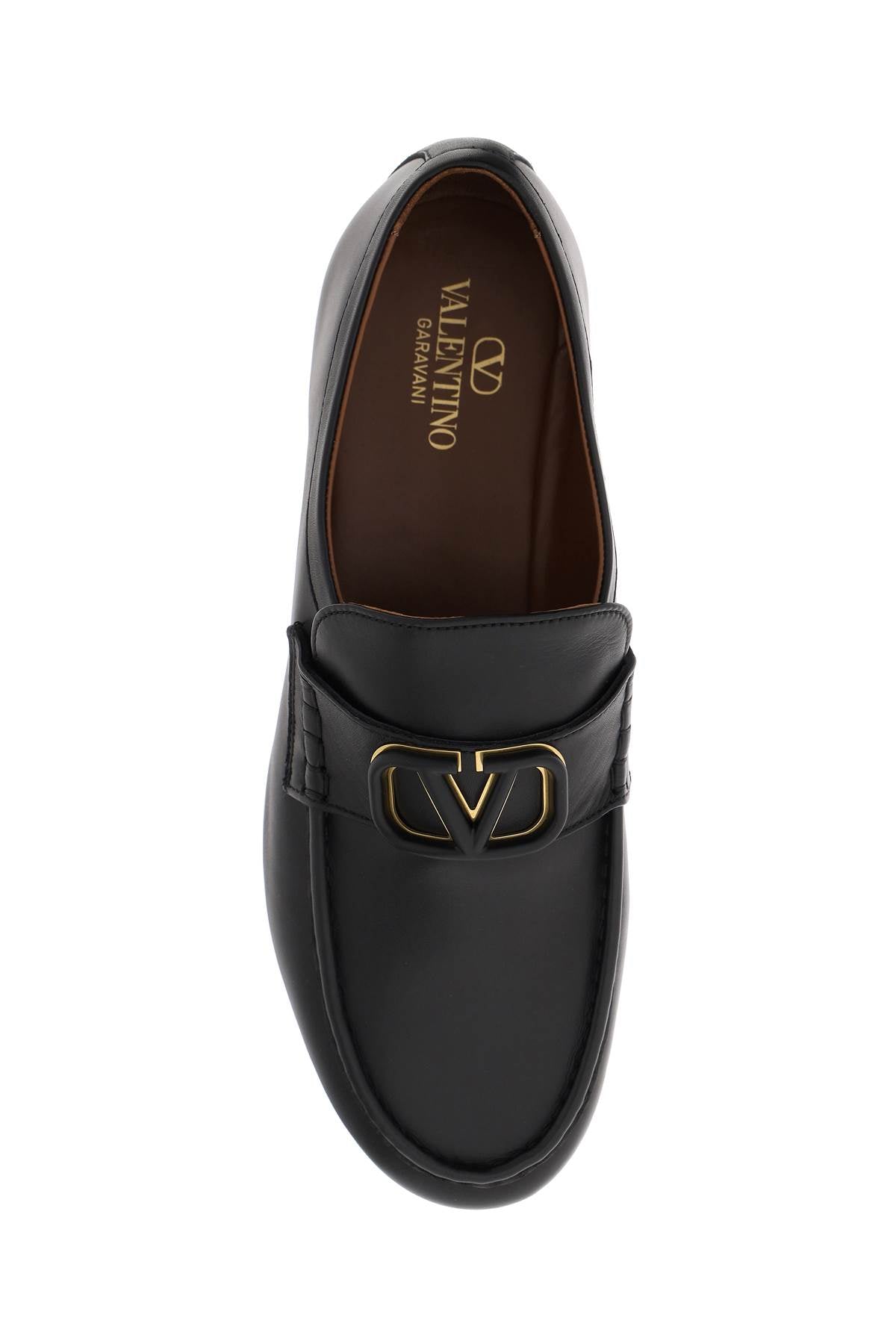 Valentino Garavani VLogo Signature Calfskin Leather Loafers image 1