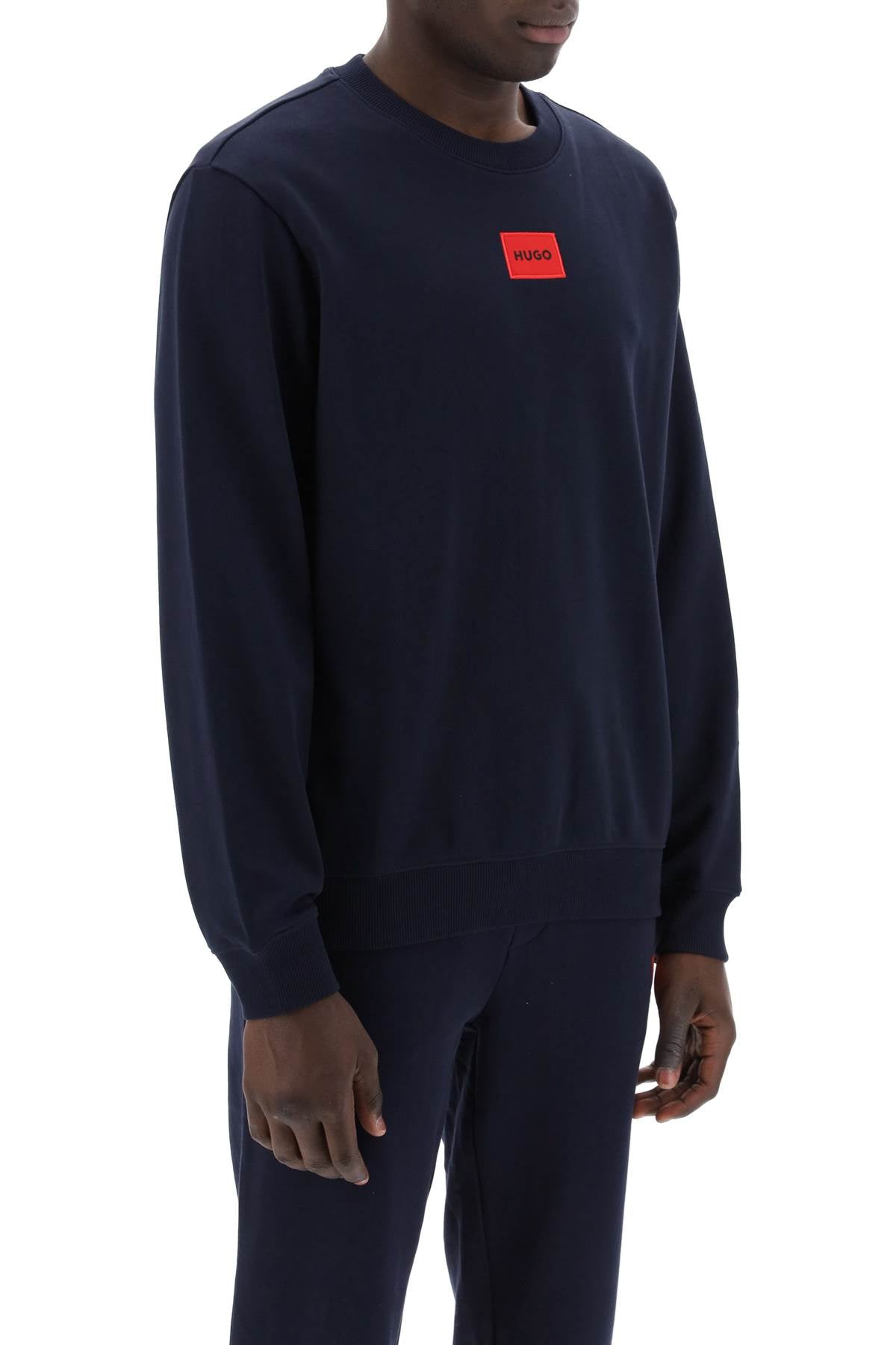 Hugo Boss Men's Light Sweatshirt with Red Logo image 1