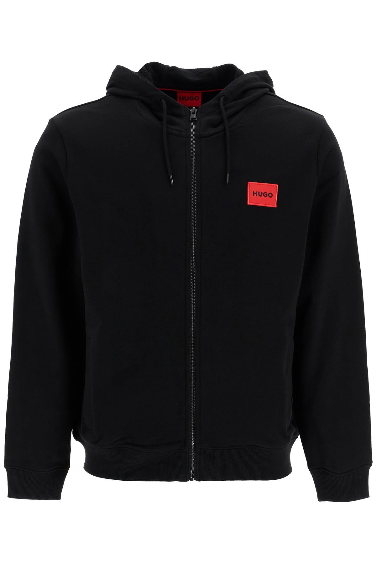 Hugo Men's Full-Zip Hoodie - Loopback Cotton Jersey image 0