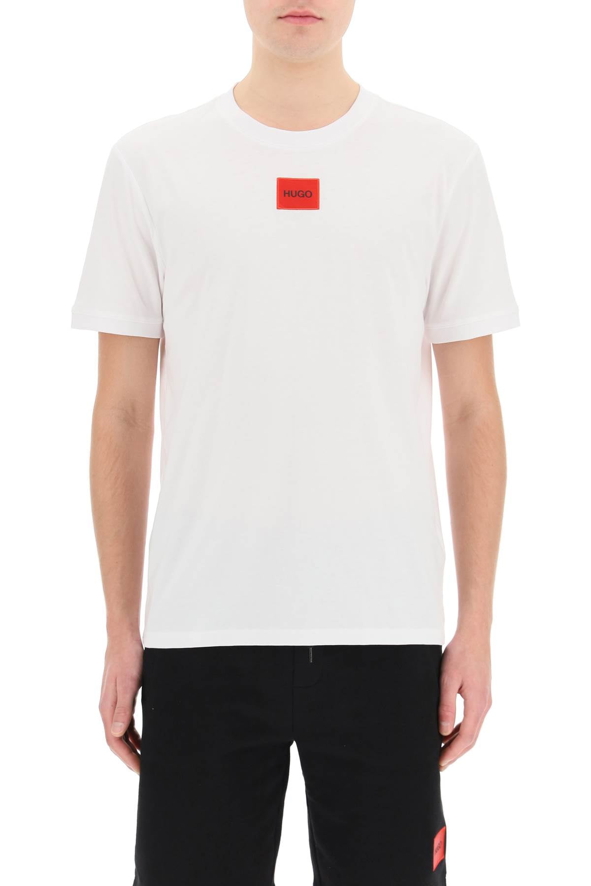 Hugo Boss Red Logo Crewneck T-Shirt image 1