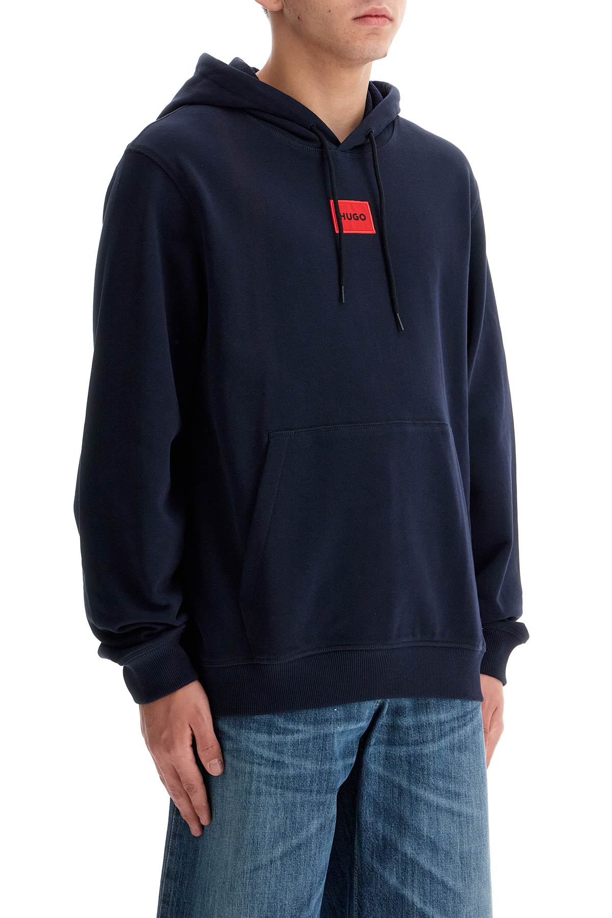 Hugo Boss Logo Patch Hoodie for Men image 1