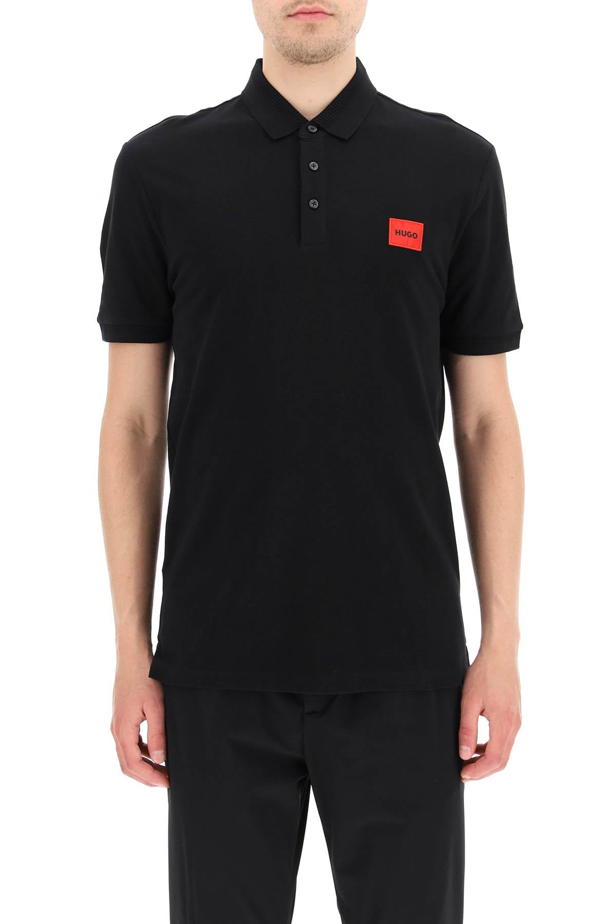 Hugo Boss Slim Fit Polo Shirt with Logo Patch image 1