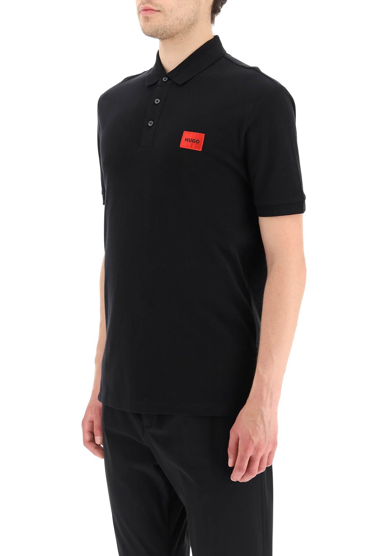 Hugo Boss Slim Fit Polo Shirt with Logo Patch image 3