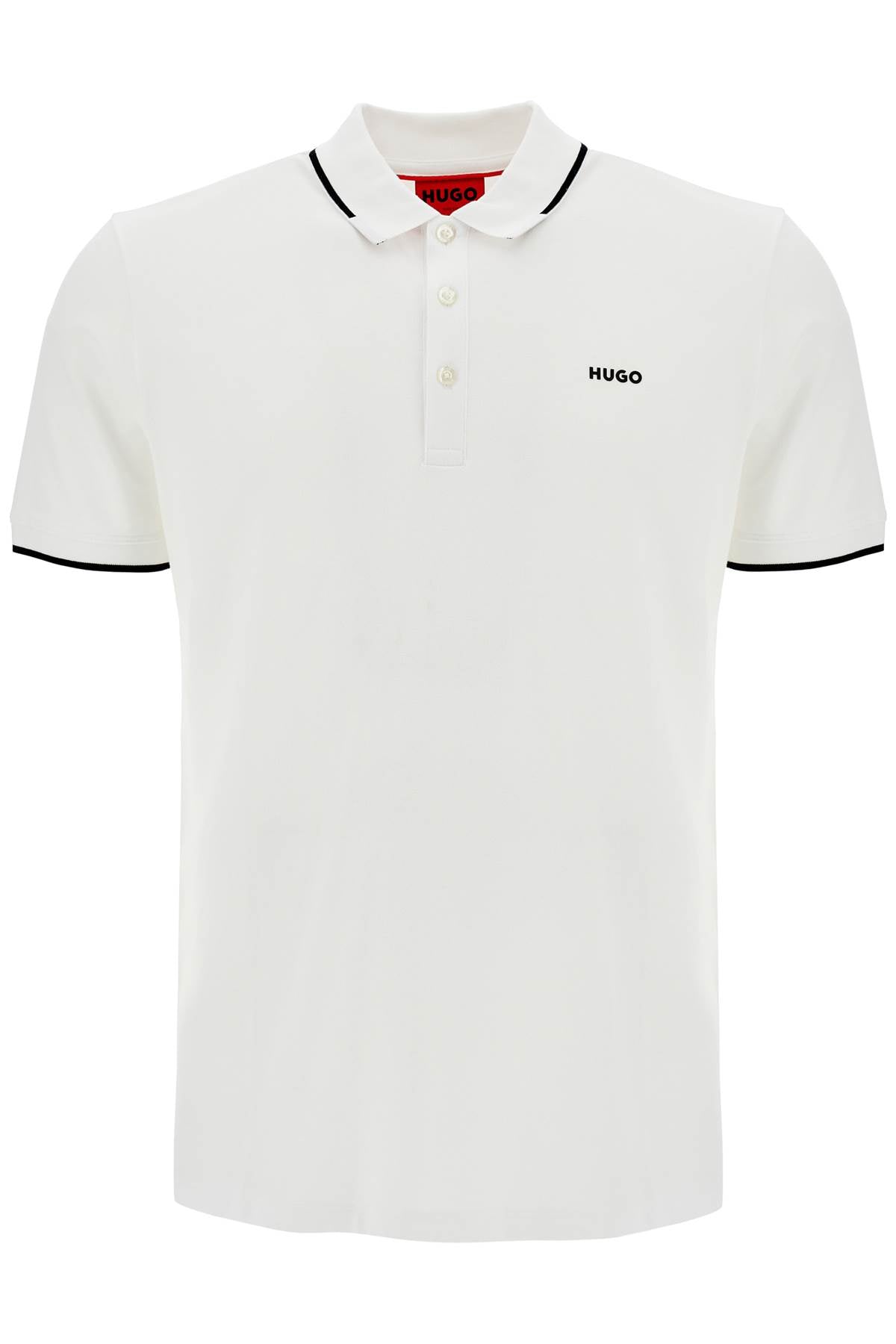 Hugo slim fit piqué polo shirt image 0