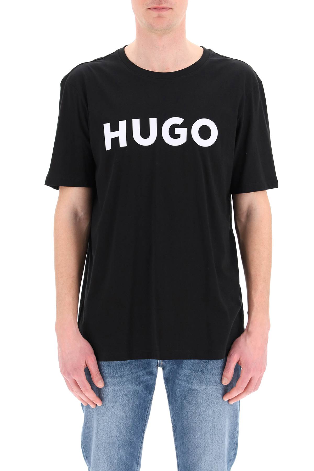 Hugo Dulivio Logo T-shirt: Classic Cotton Jersey Tee image 1