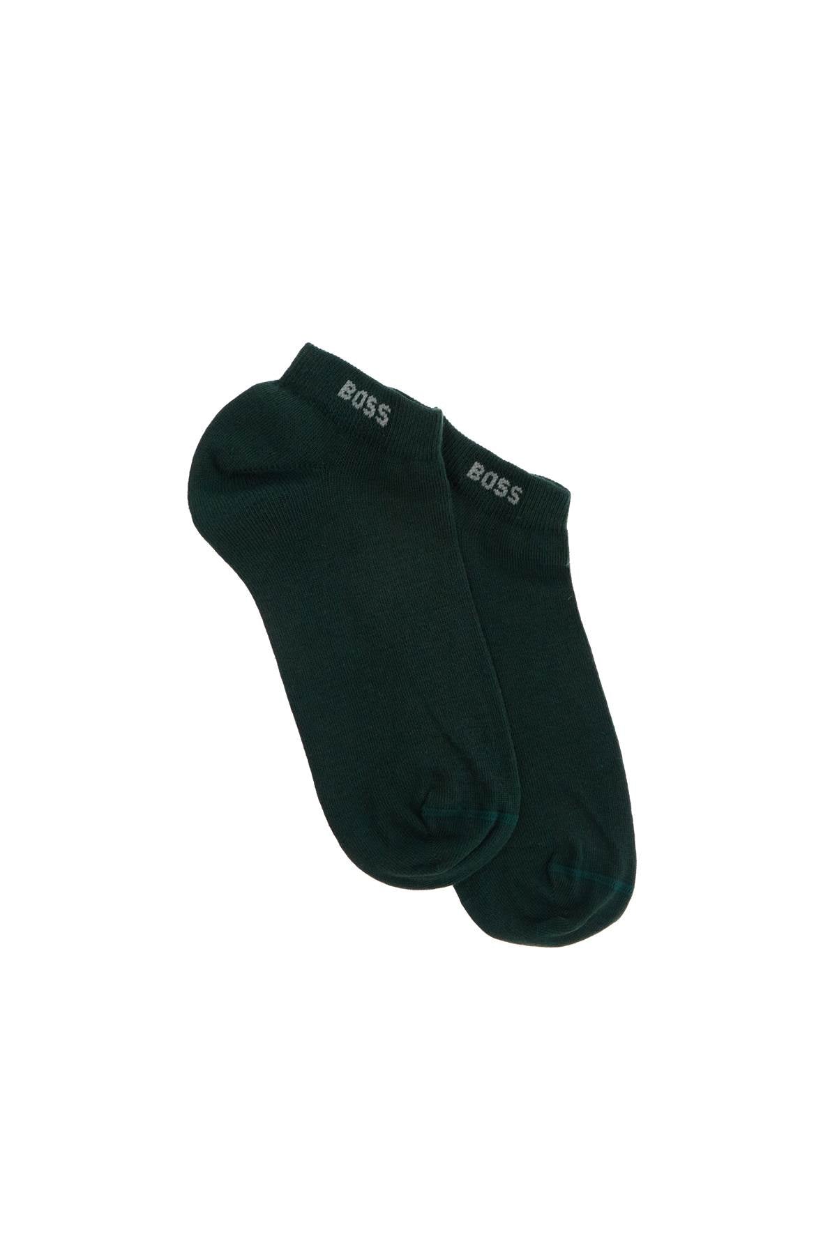 Boss light and dark green slim fit socks set of 2 cotton comfort image 2