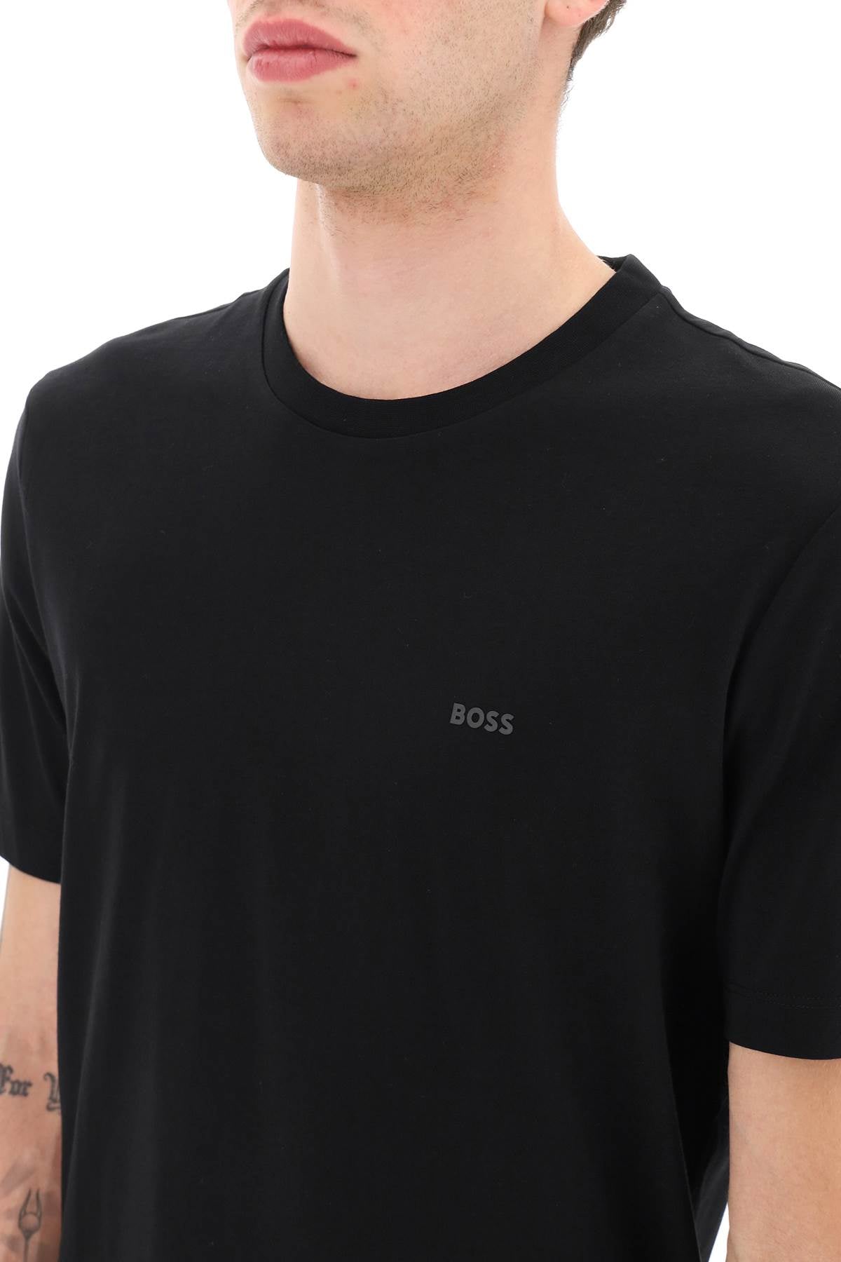 Boss Thompson T-Shirt: Lightweight Cotton Jersey Tee image 3