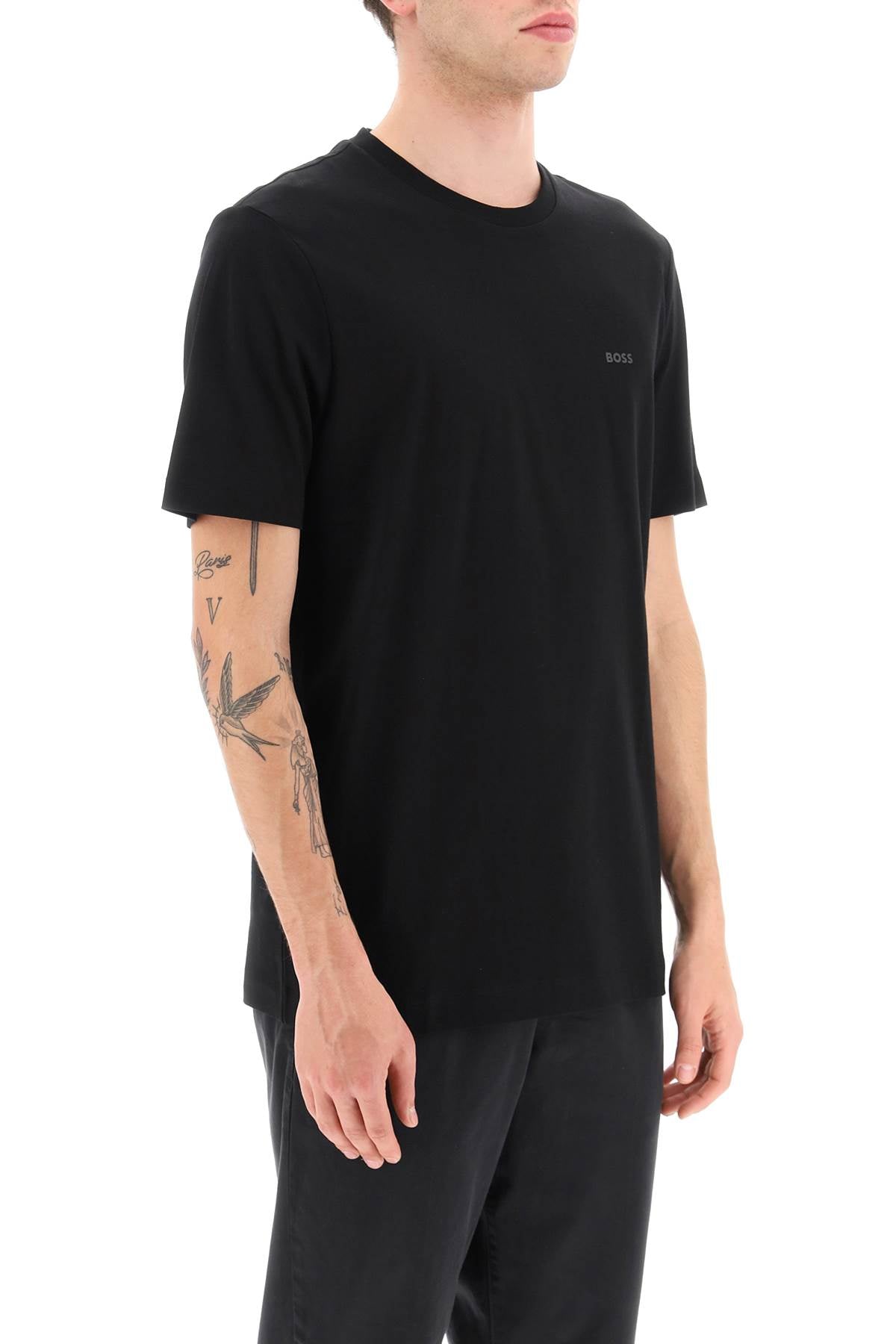 Boss Thompson T-Shirt: Lightweight Cotton Jersey Tee image 1