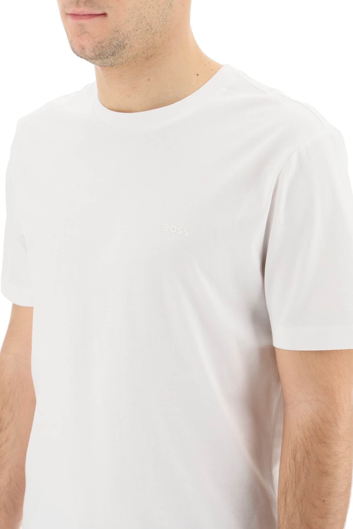 Boss Thompson T-Shirt: Lightweight Cotton Jersey Tee image 3