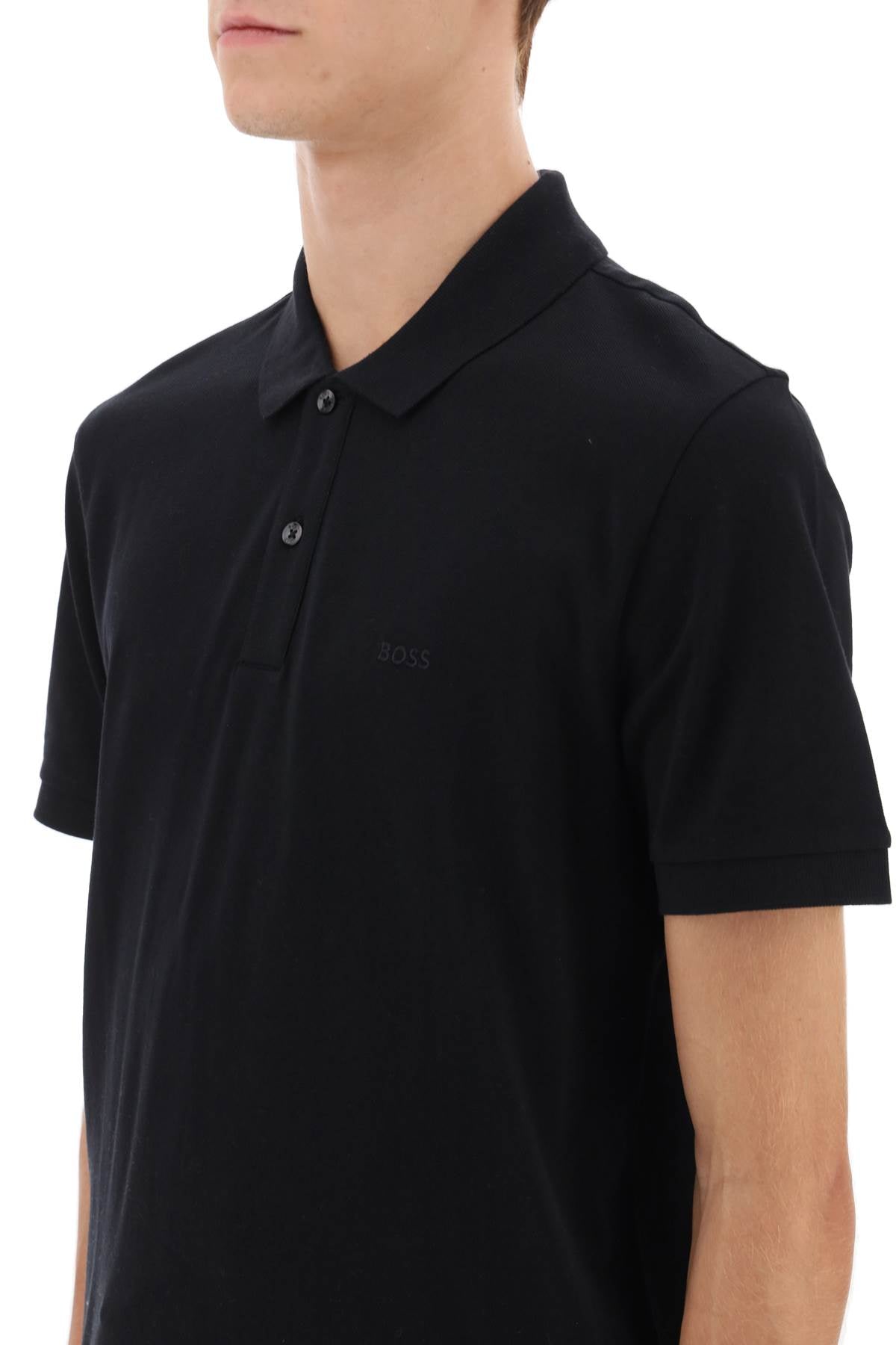 Boss organic cotton pallas polo shirt image 3